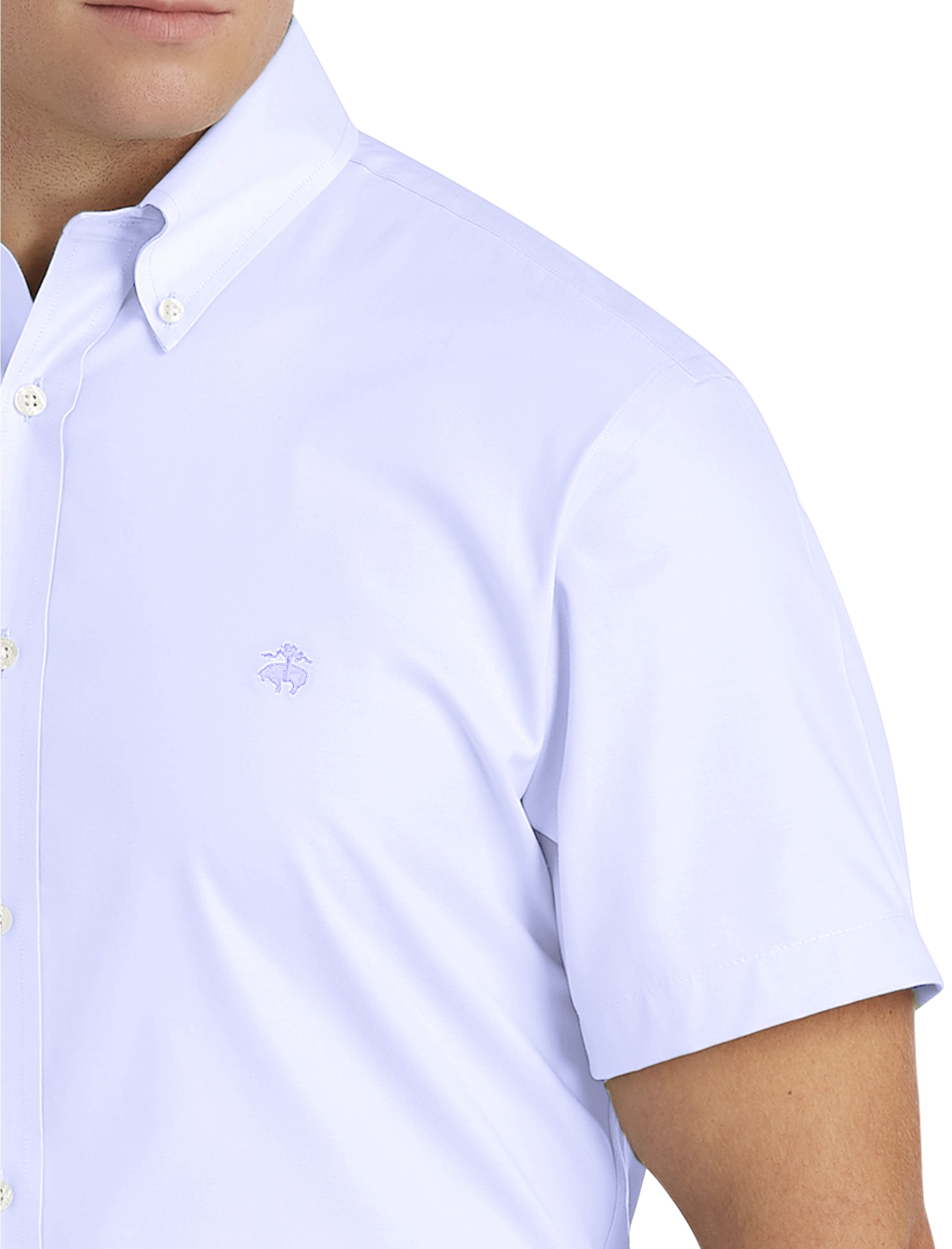 Non-Iron Solid Oxford Sport Shirt - thumbnail 2