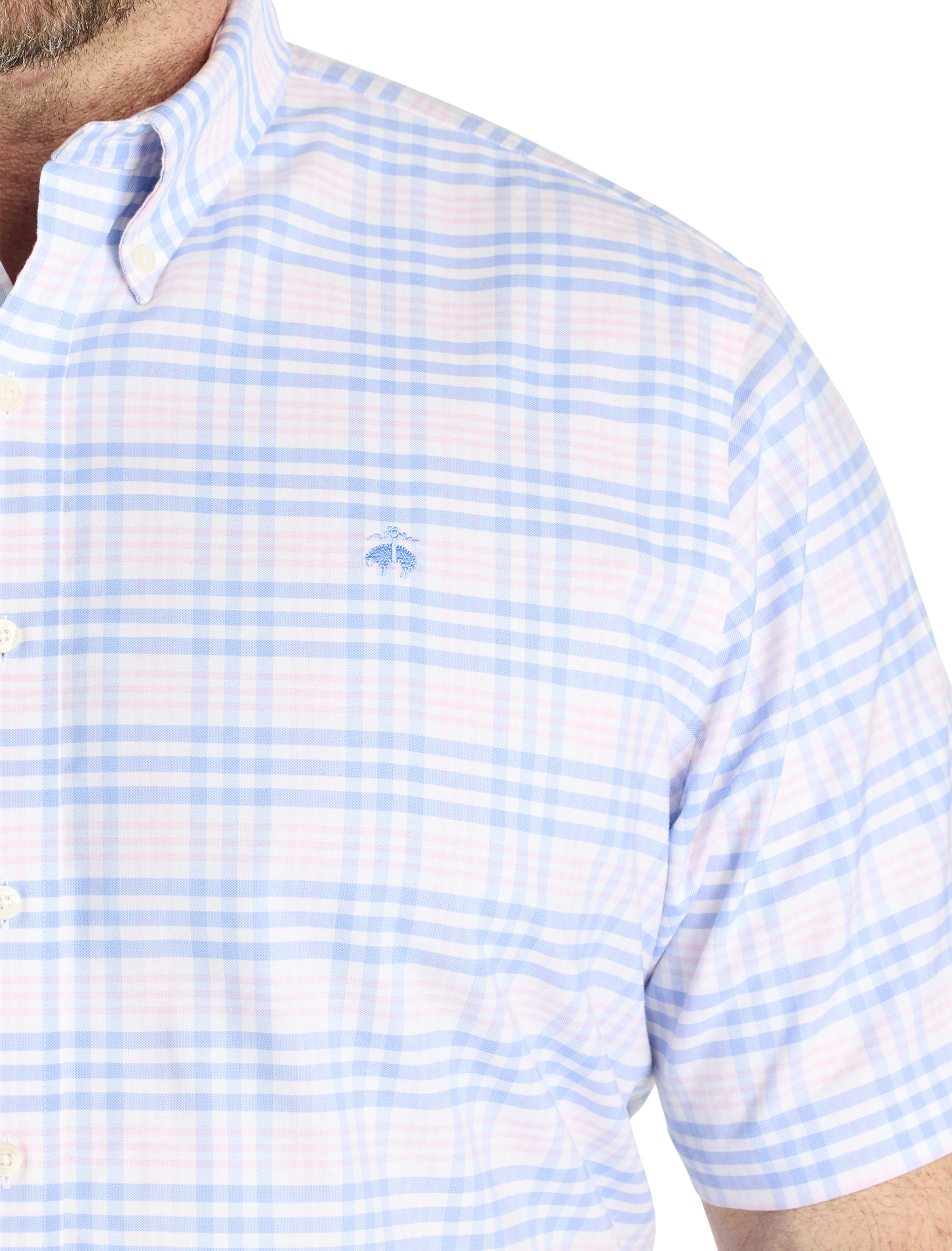Non-Iron Multi Gingham Sport Shirt
