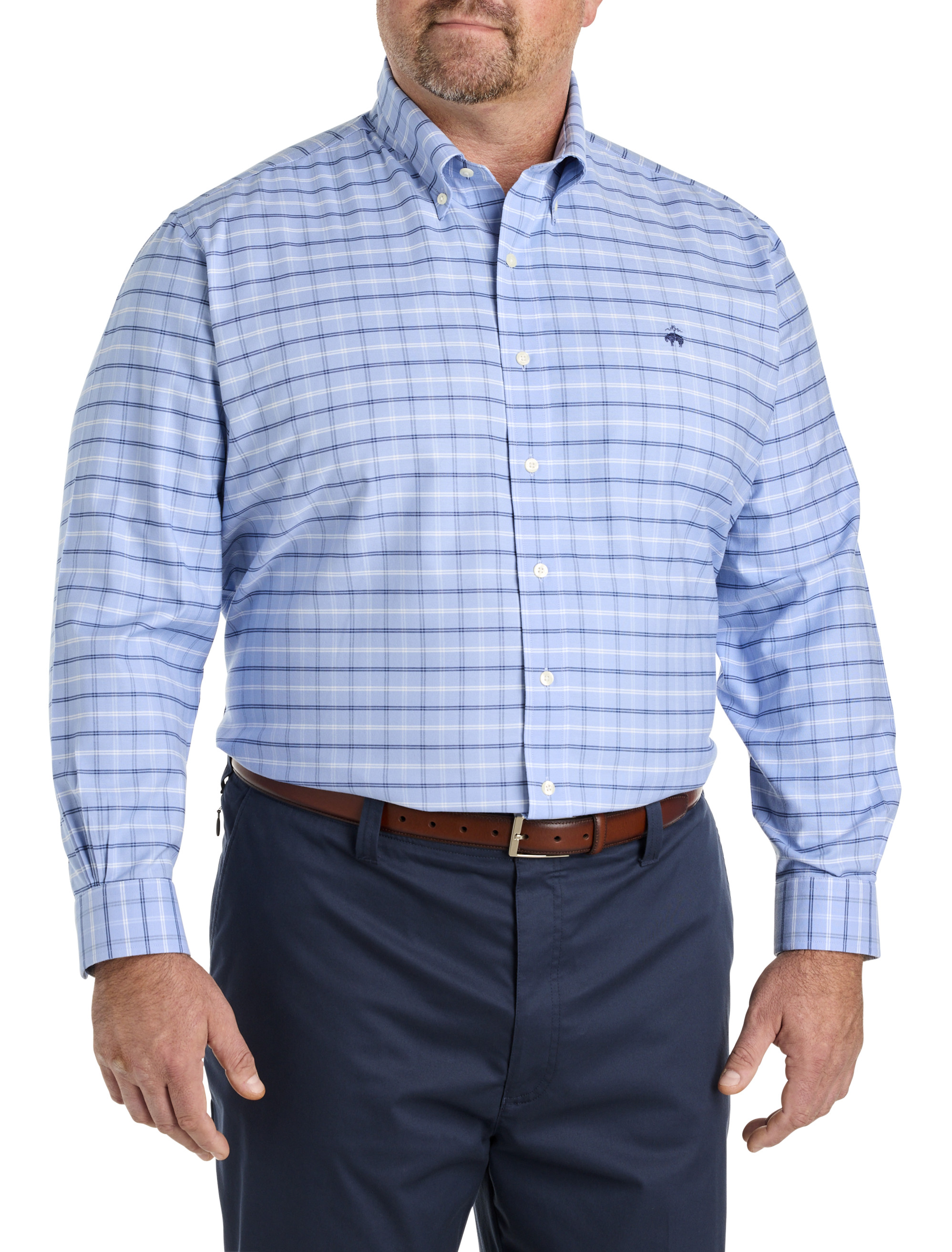 Non-Iron Check Oxford Sport Shirt