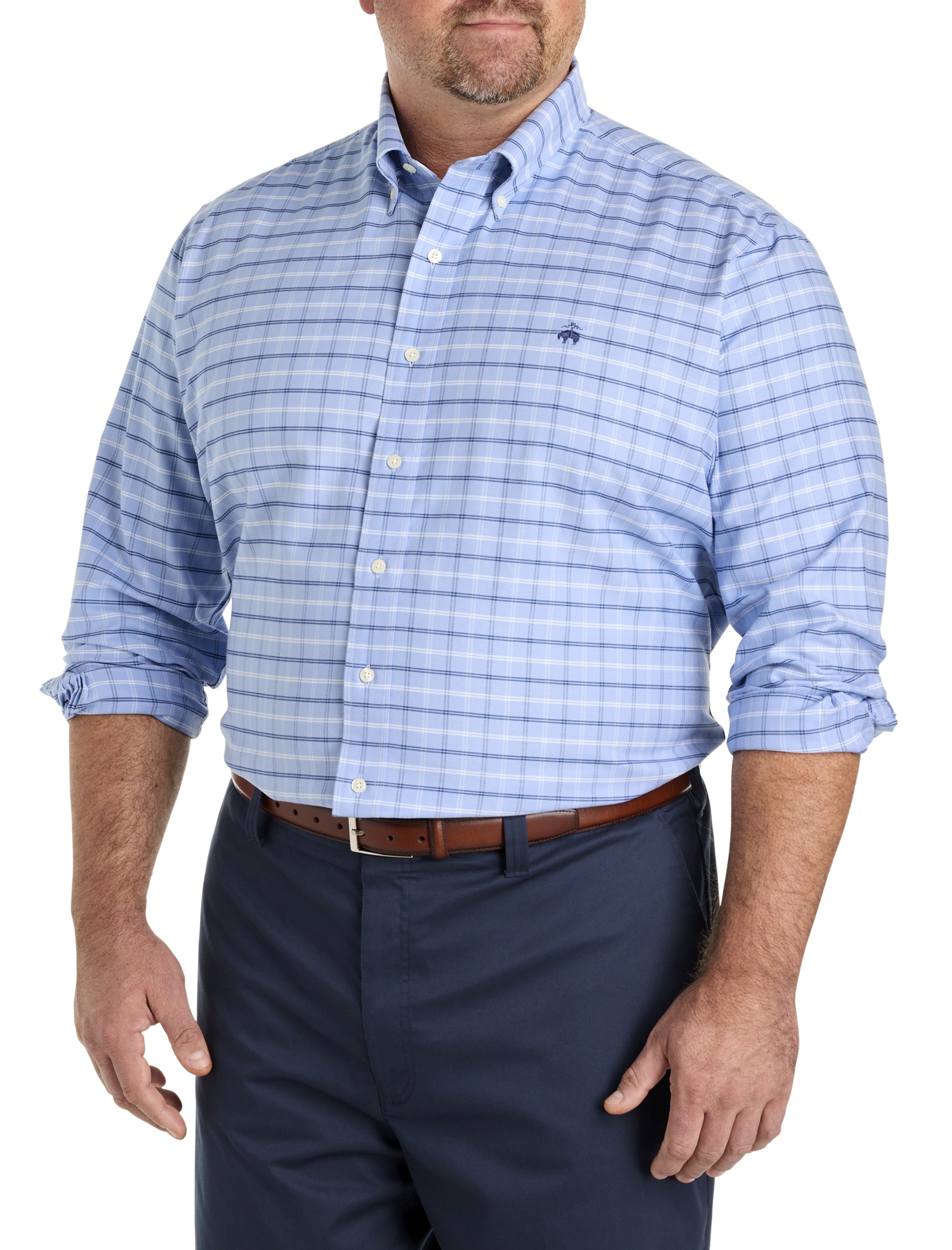 Non-Iron Check Oxford Sport Shirt