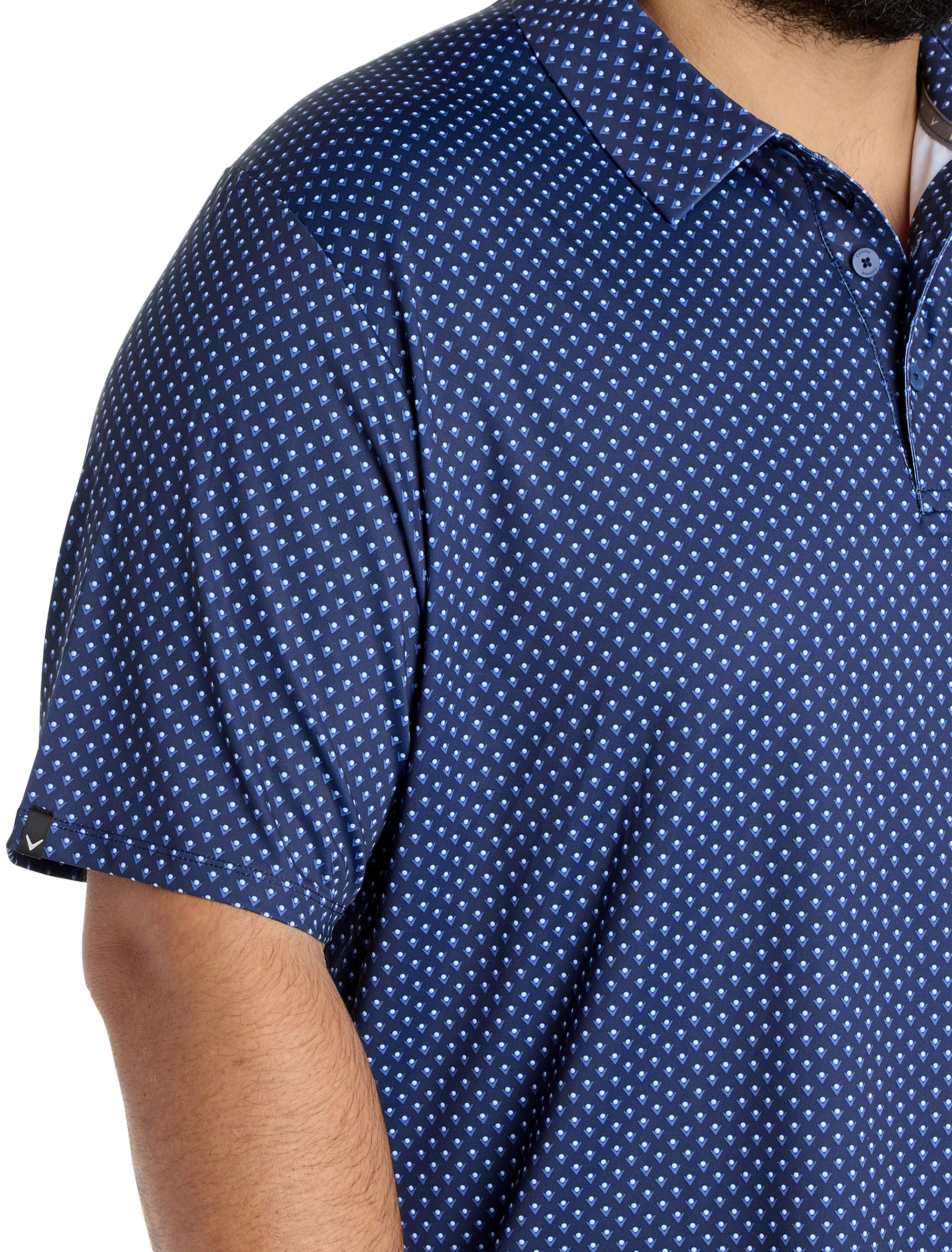 Printed Performance Polo Shirt