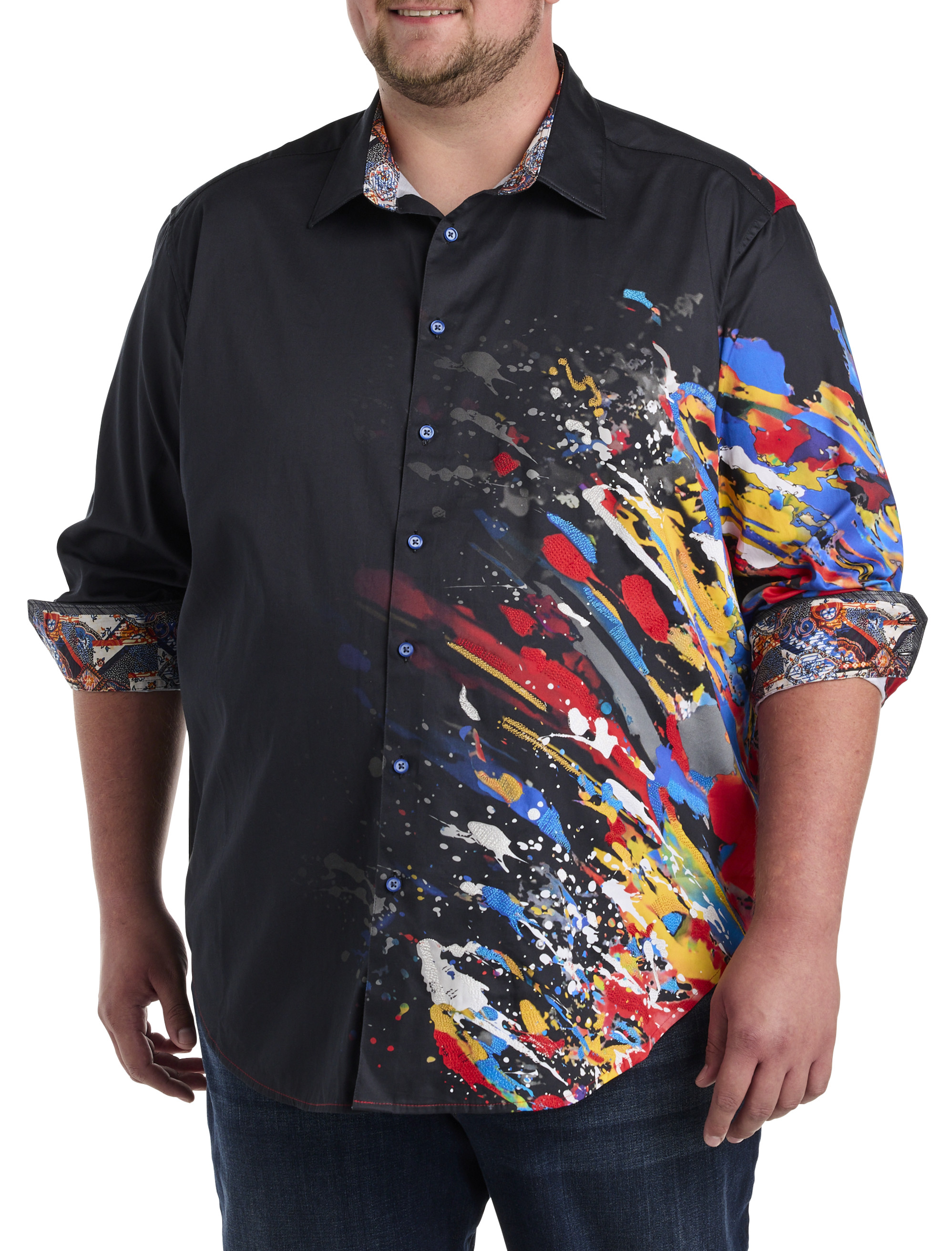 Big + Tall | Robert Graham Knightsbridge Sport Shirt | DXL