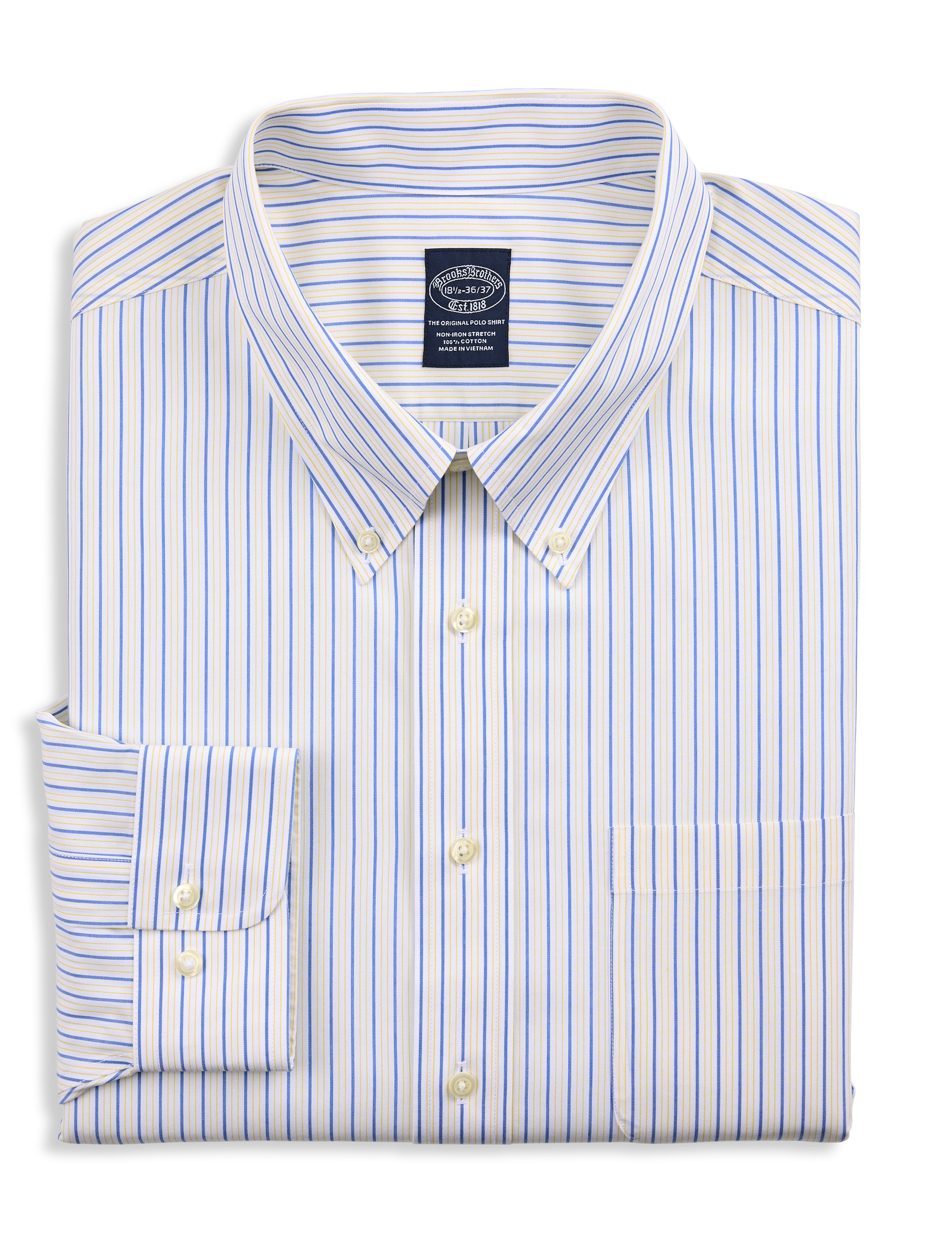 brooks brothers regular fit non iron dress shirt Brooks Brothers Regular Fit Dress Shirt main image 0