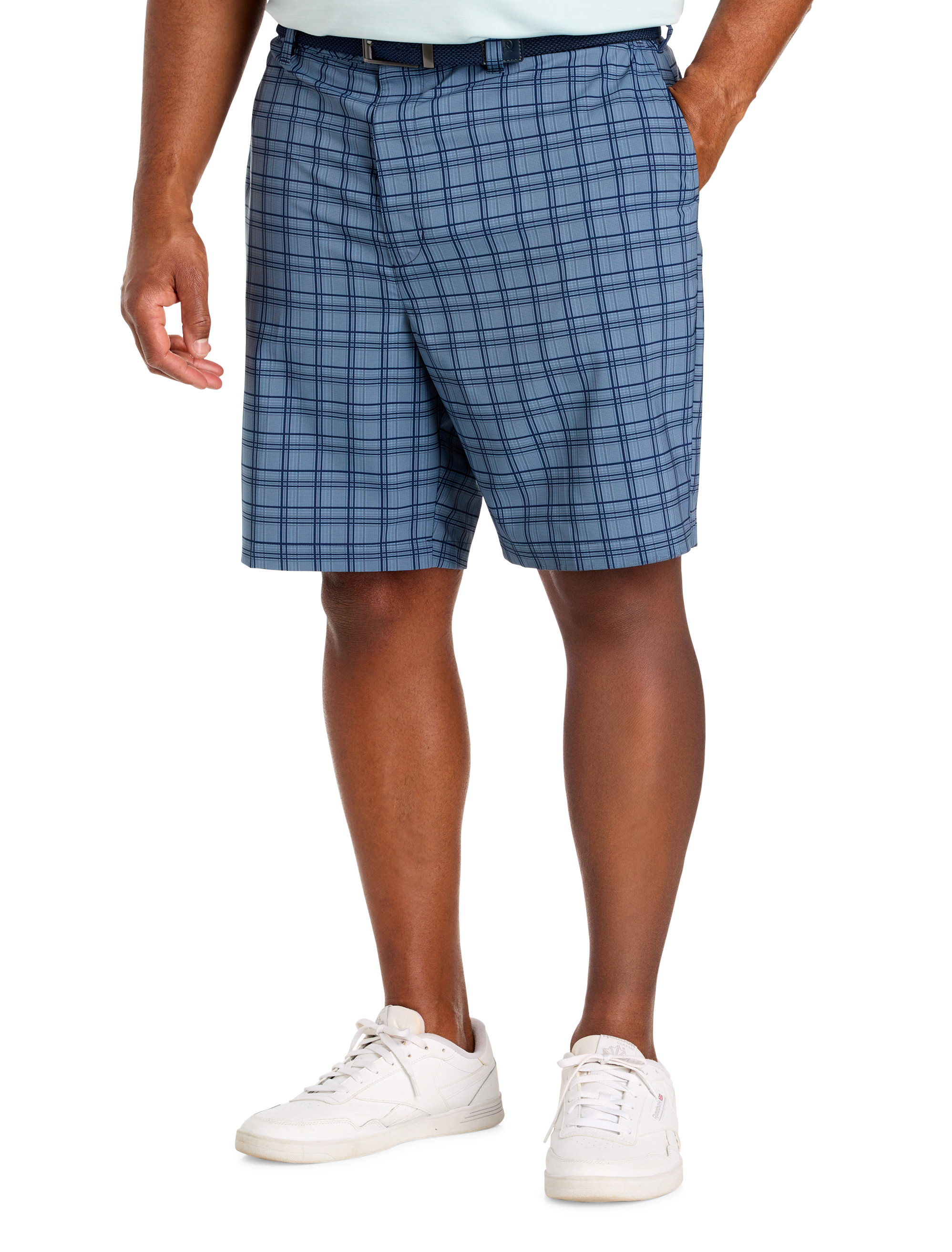 Big + Tall | Reebok Reebok Plaid Tech Golf Shorts | DXL