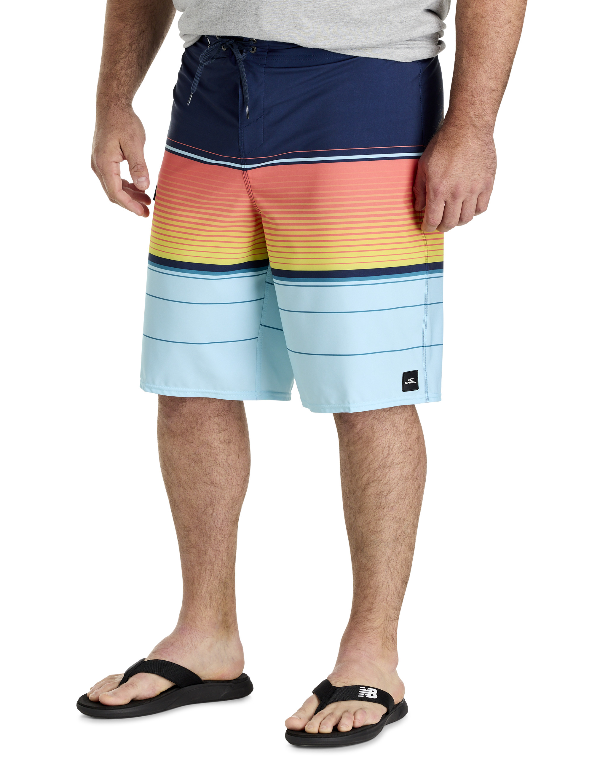 Lennox Stripe Board Shorts