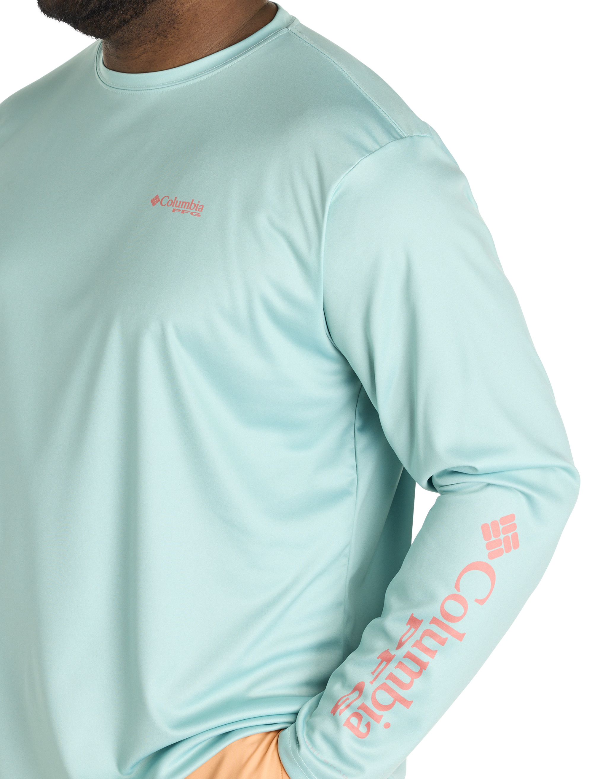 Chemise Columbia PFG Fishing - Manches Longues - Bleu - Taille L