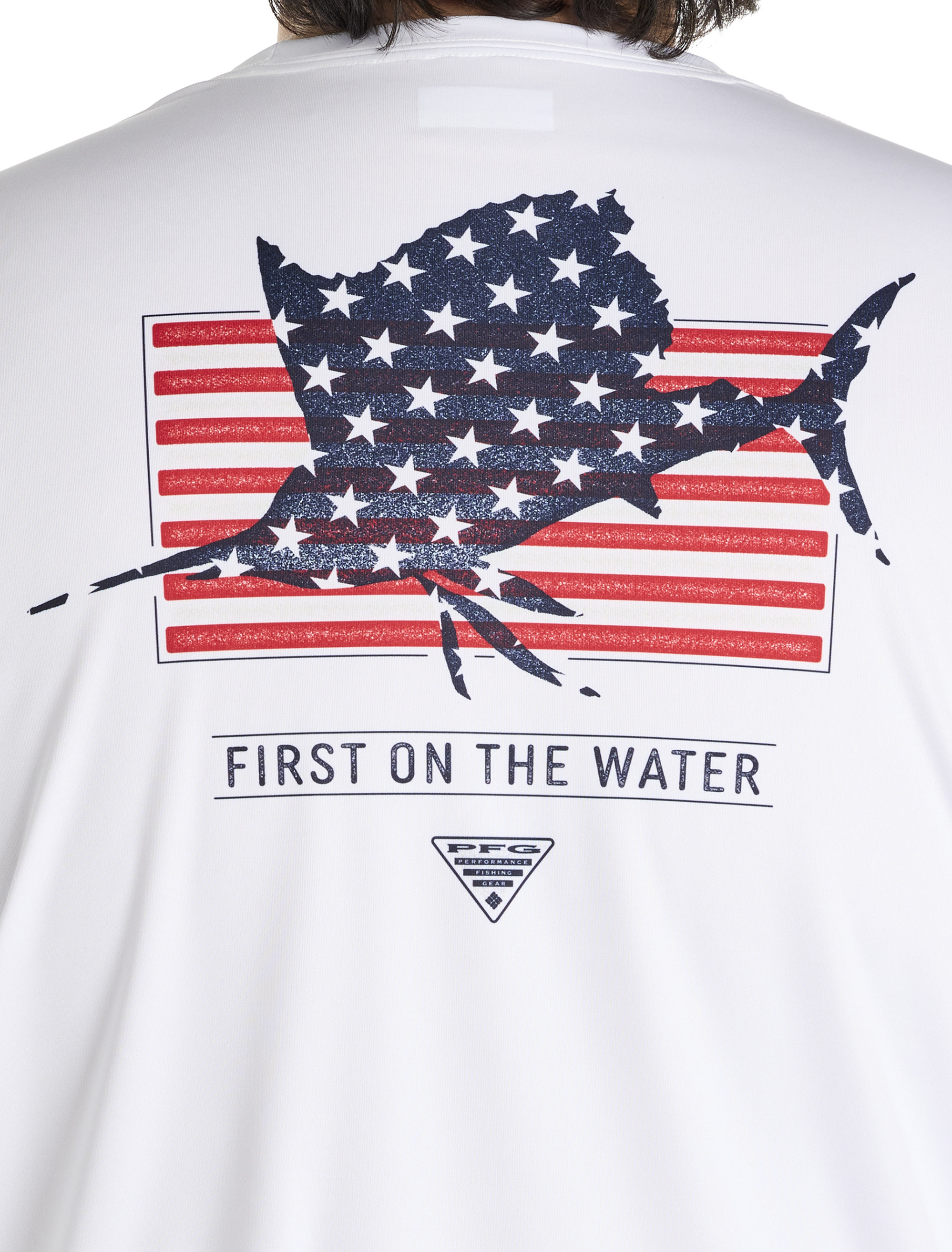 PFG Terminal Tackle™ Fins and Stripes Long-Sleeve T-Shirt