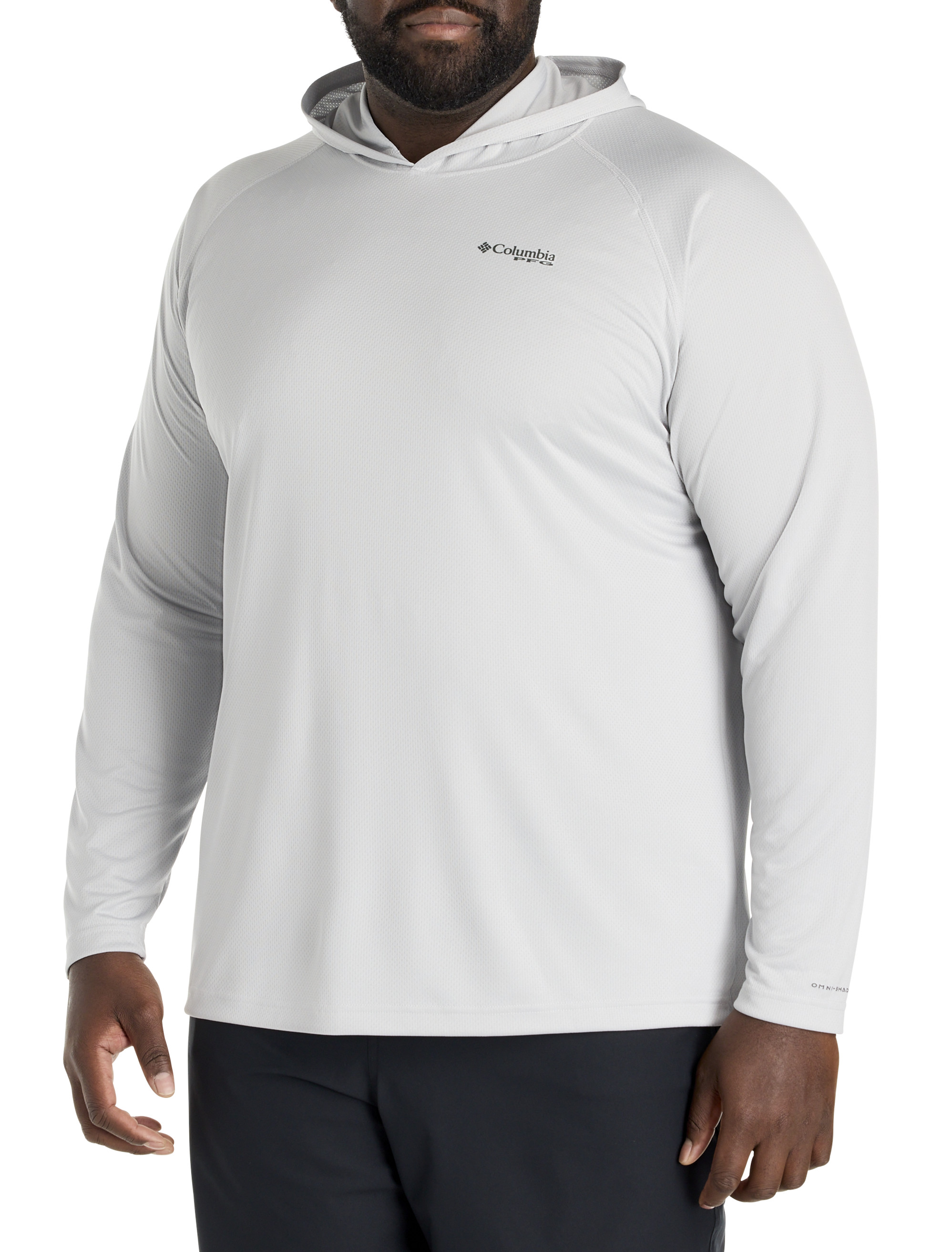 Big + Tall | Columbia PFG Solar Stream™ Long-Sleeve Hooded T-Shirt