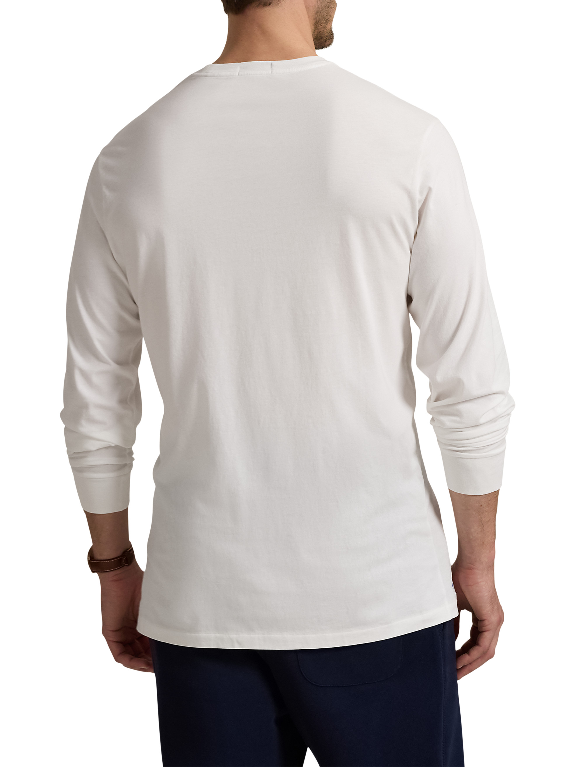 【POLO RALPH LAUREN 】Big Fit LS Shirts Custom-Fit Big Pony Polo