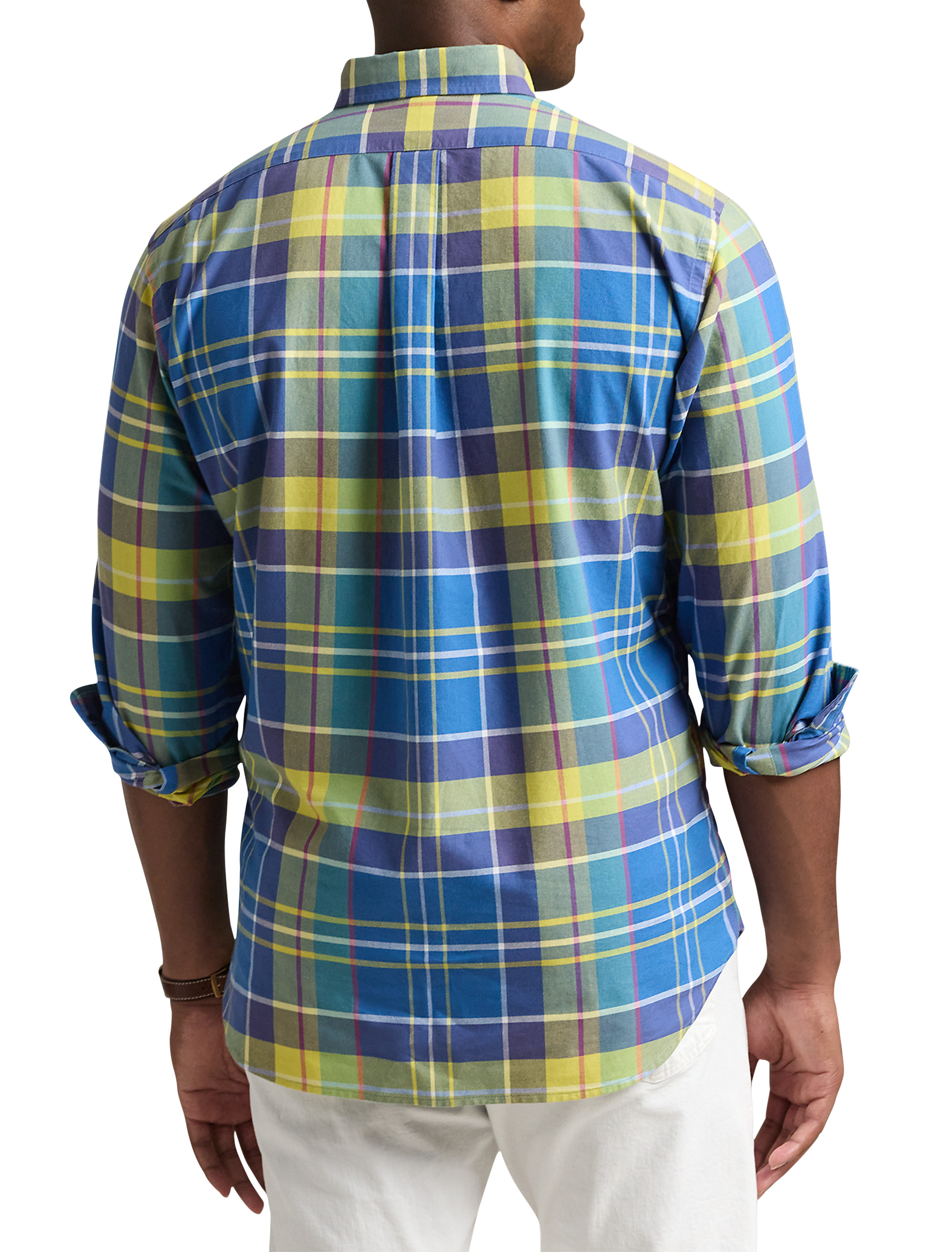 blue and yellow plaid dress shirt Soft Yellow Plaid Shirt, Yellow Plaid / XL