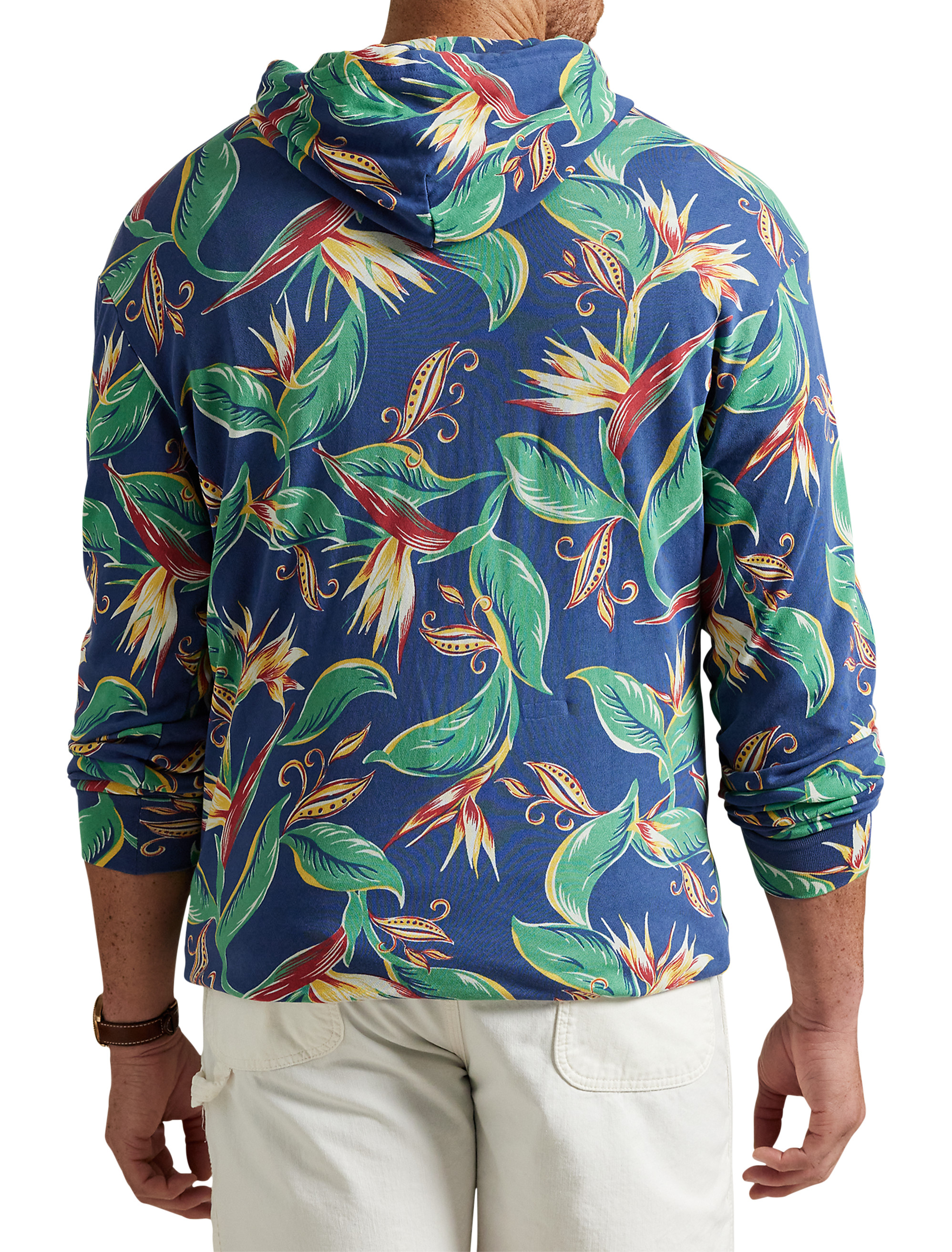 Big + Tall | Polo Ralph Lauren Tropical Spa Terry Hoodie | DXL