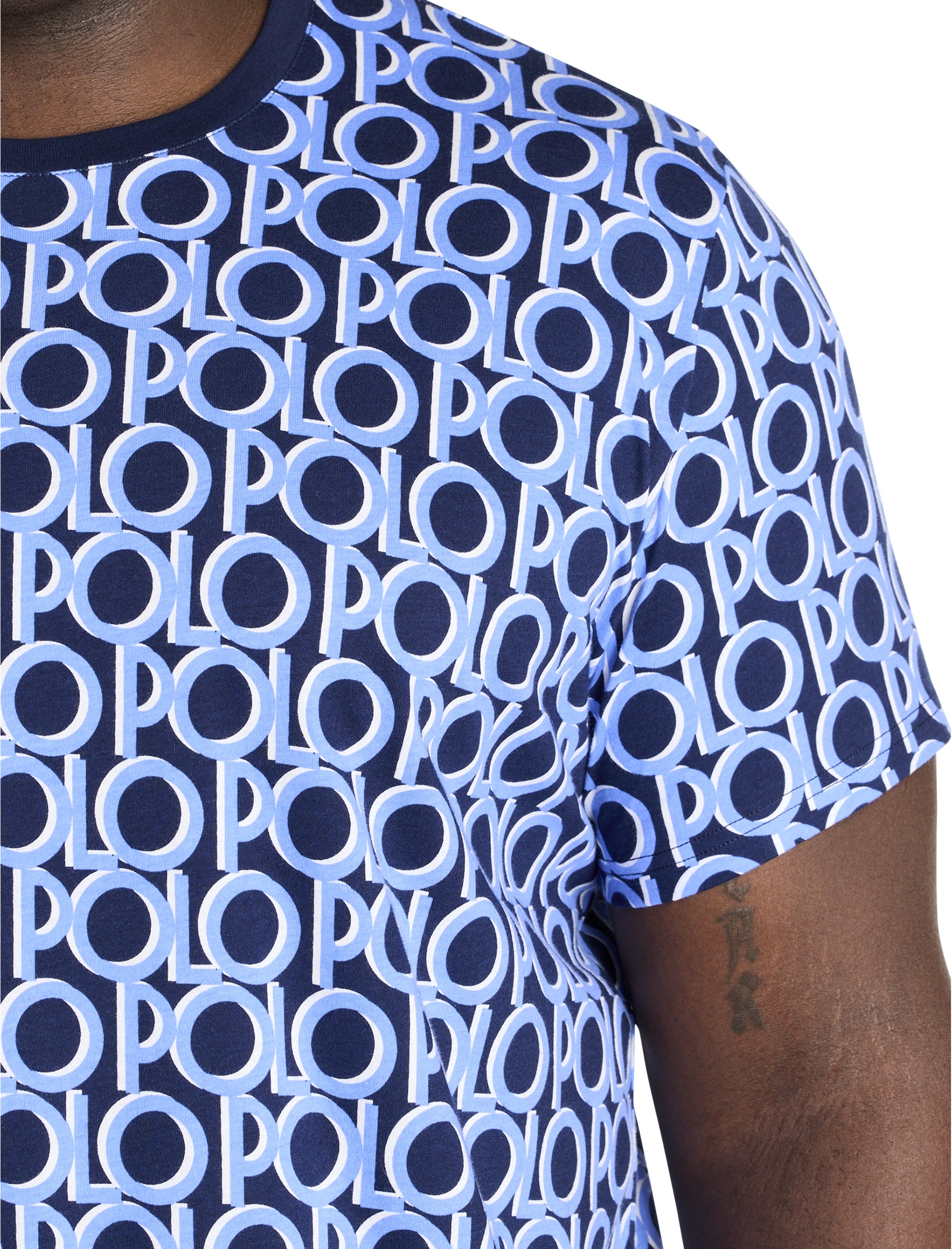 Bold Print Lounge Tee - thumbnail 2