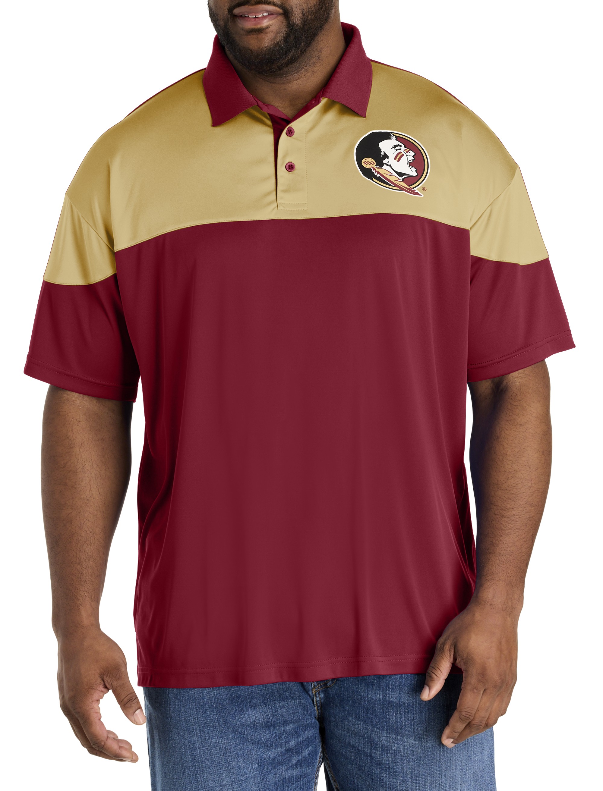 Colorblocked Performance Polo Shirt