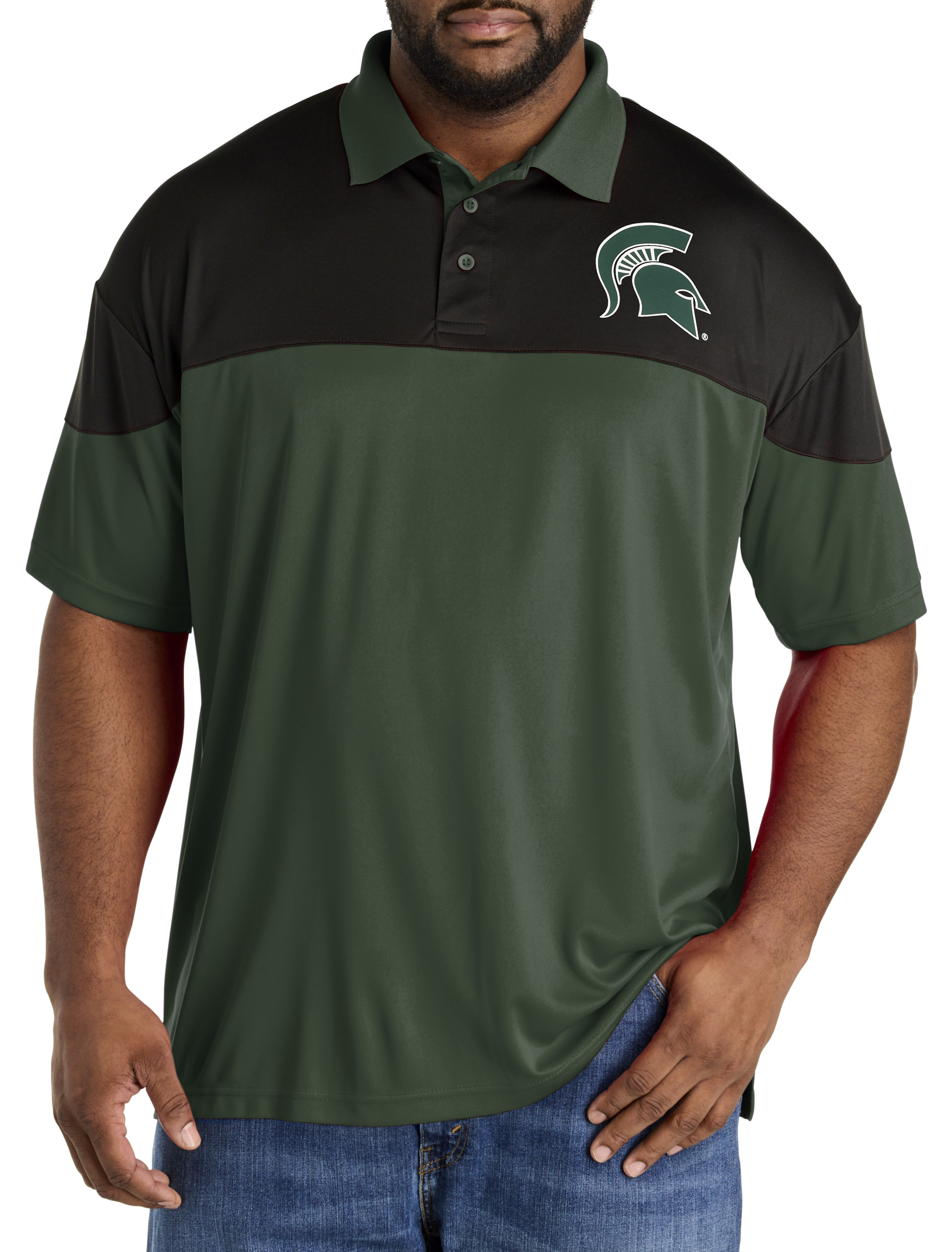 Big + Tall | Collegiate Colorblocked Performance Polo Shirt | DXL