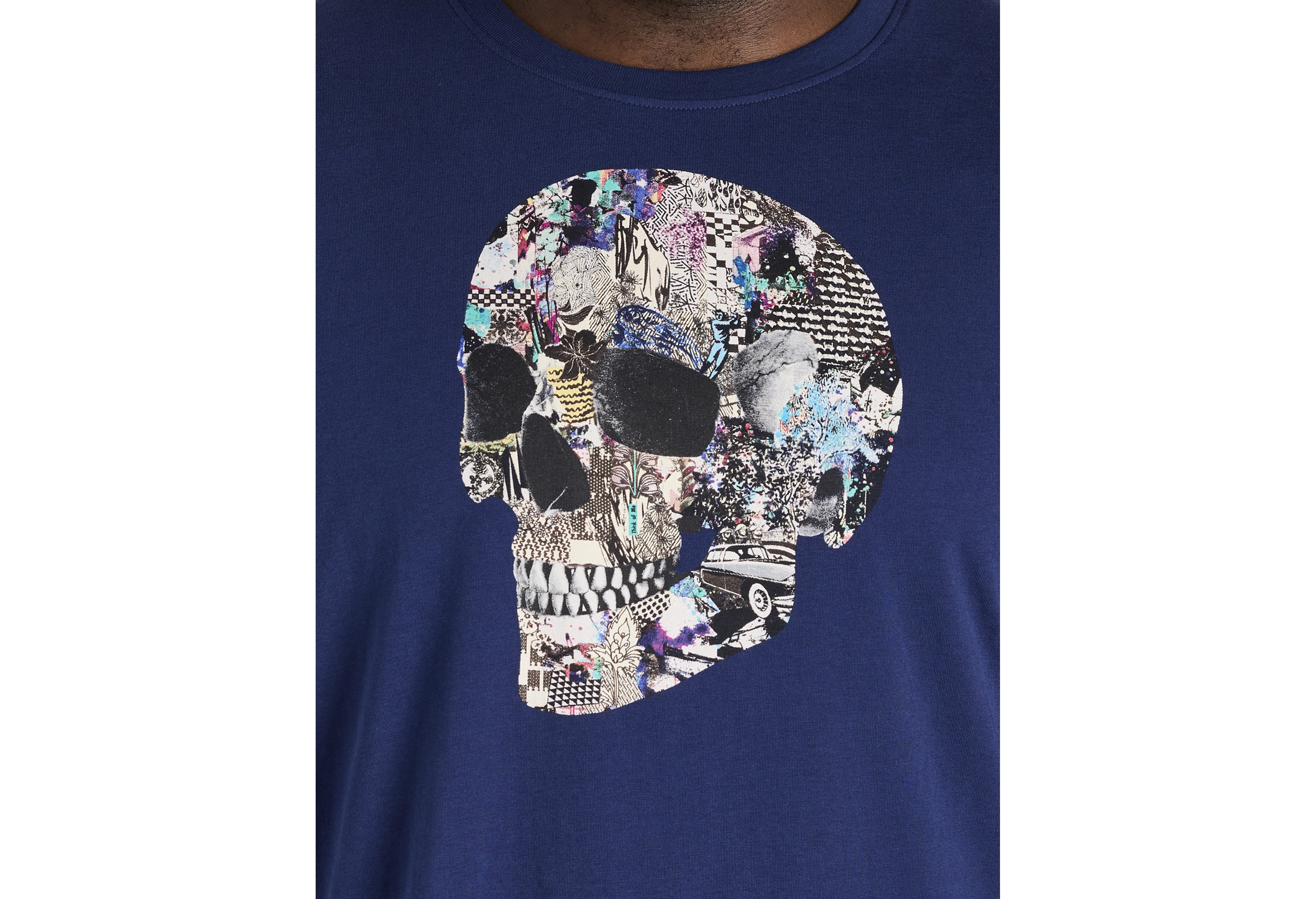 Collage Skull Graphic Tee