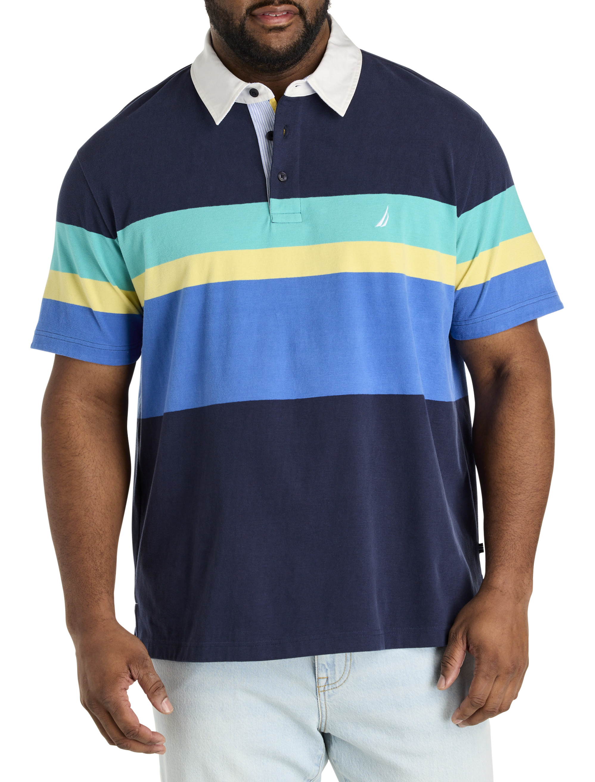 Big + Tall | Nautica Colorblocked Polo Shirt | DXL