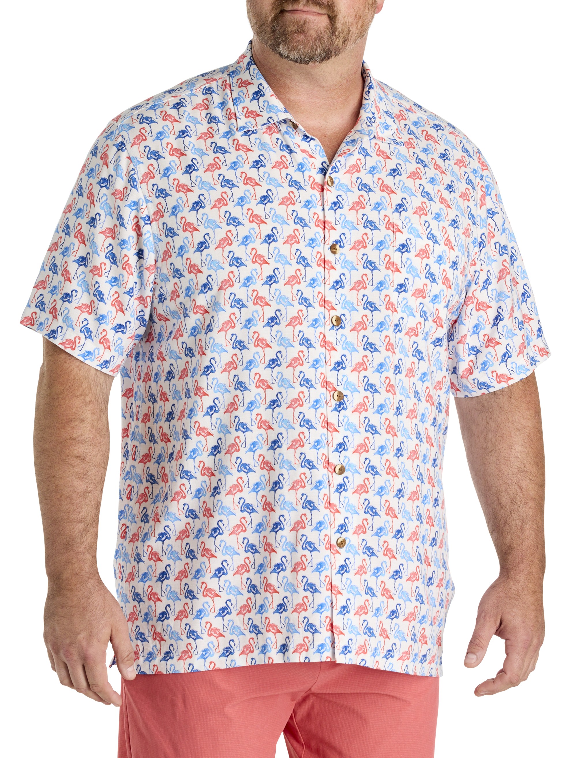 Veracruz Cay Flamingo Mingle Sport Shirt