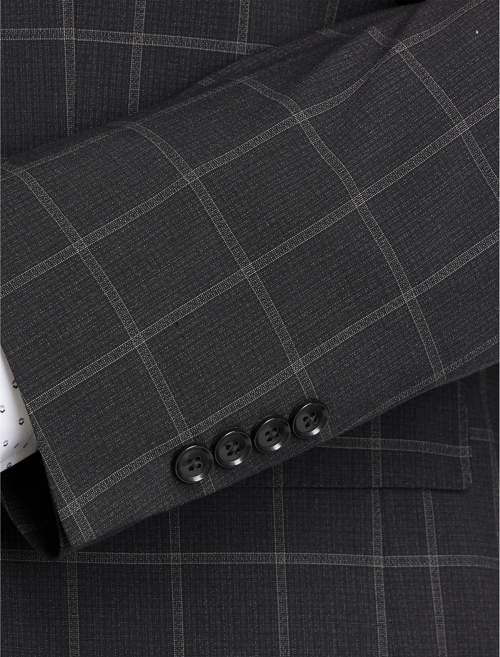 Windowpane Suit Jacket - thumbnail 3