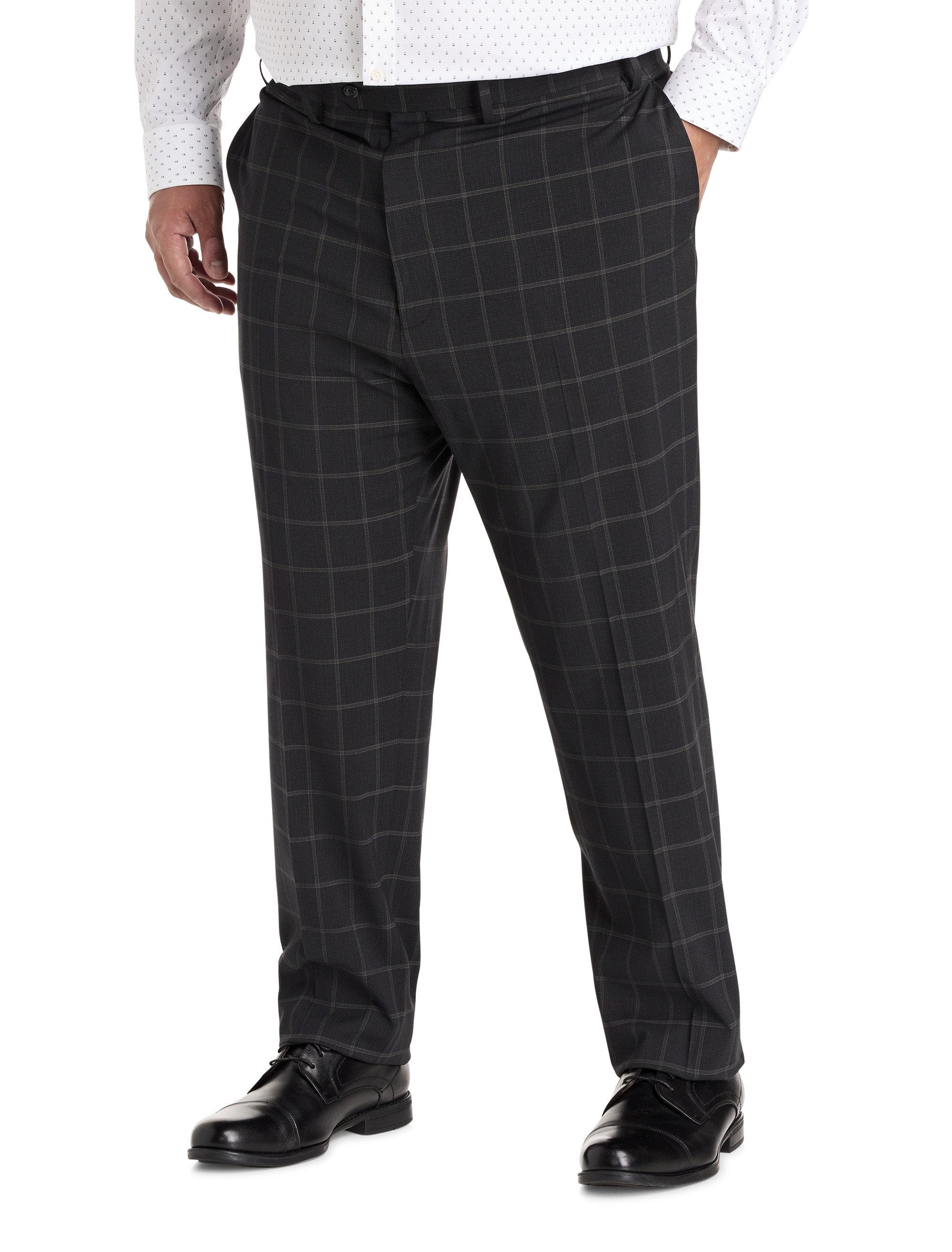 Men's Polyester Dress Pants | DXL