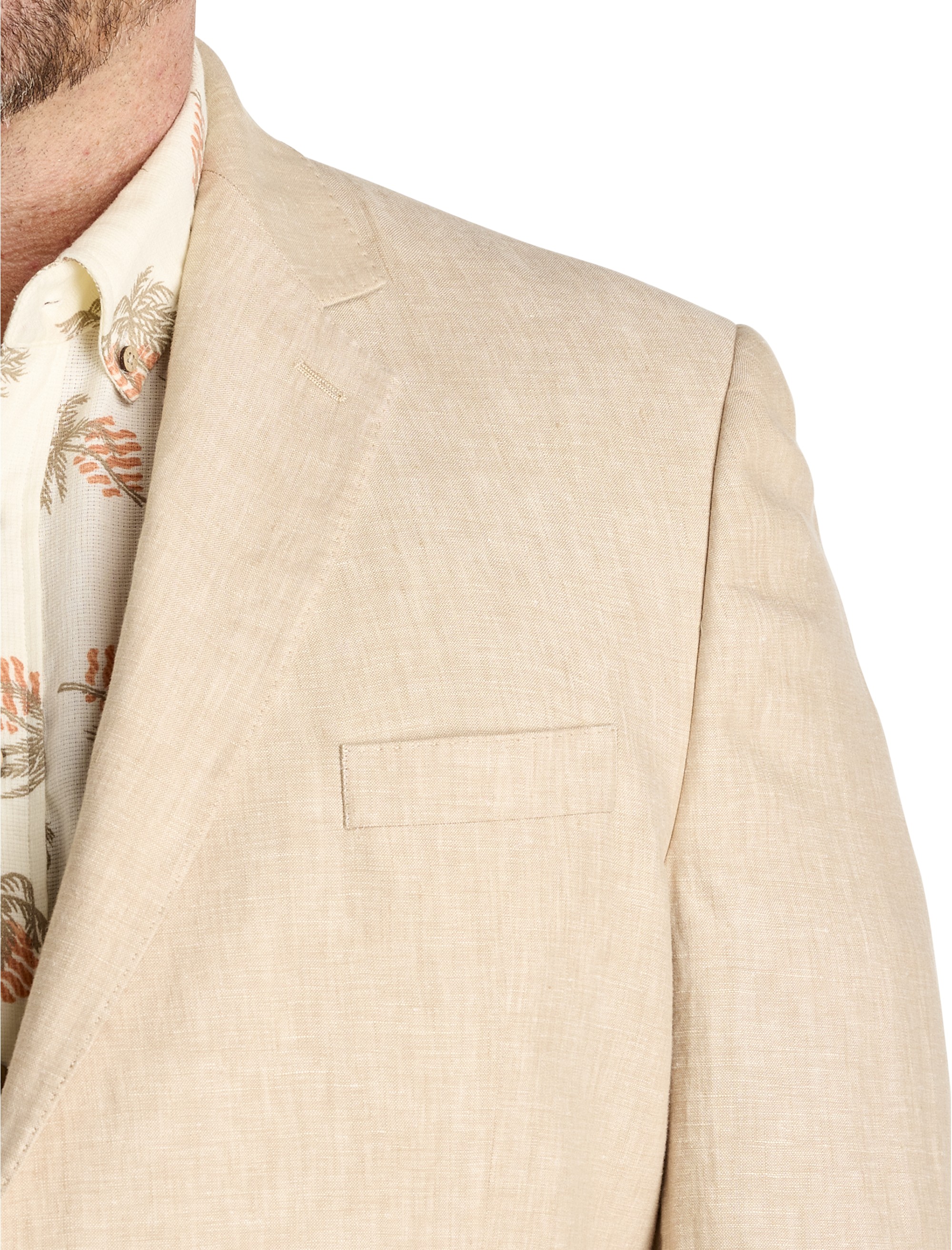 Linen Suit Jacket - thumbnail 2