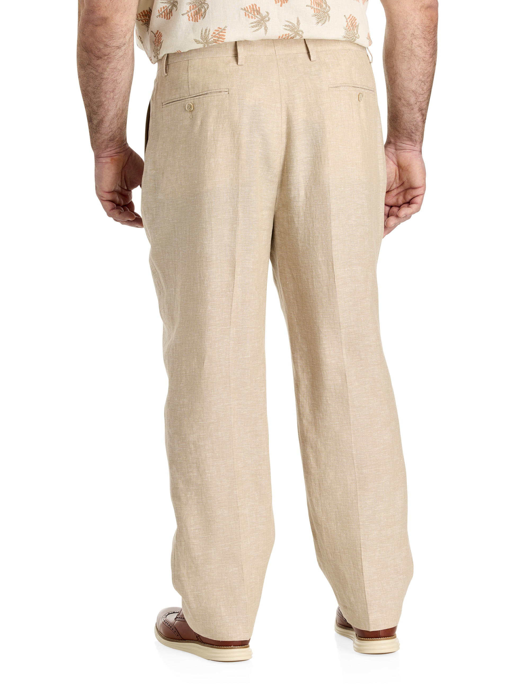 Big + Tall | Tallia Linen Suit Pants | DXL