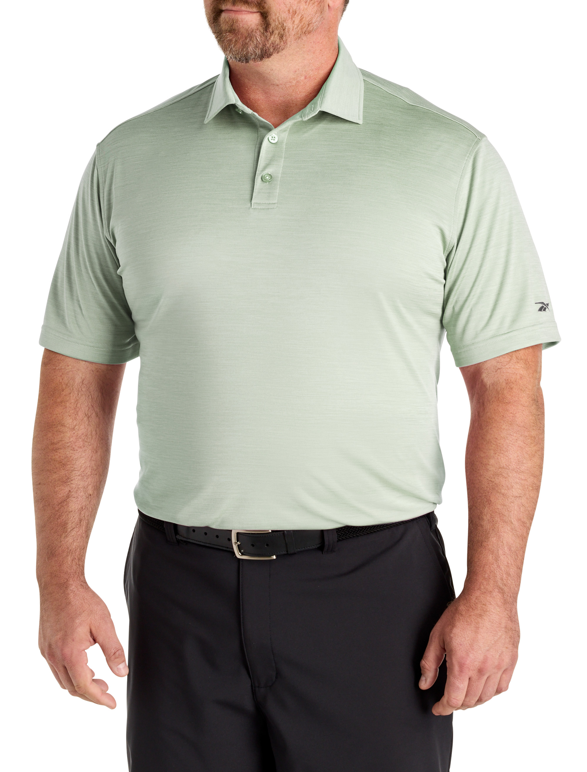 Big + Tall | Reebok Performance Heather Polo Shirt | DXL