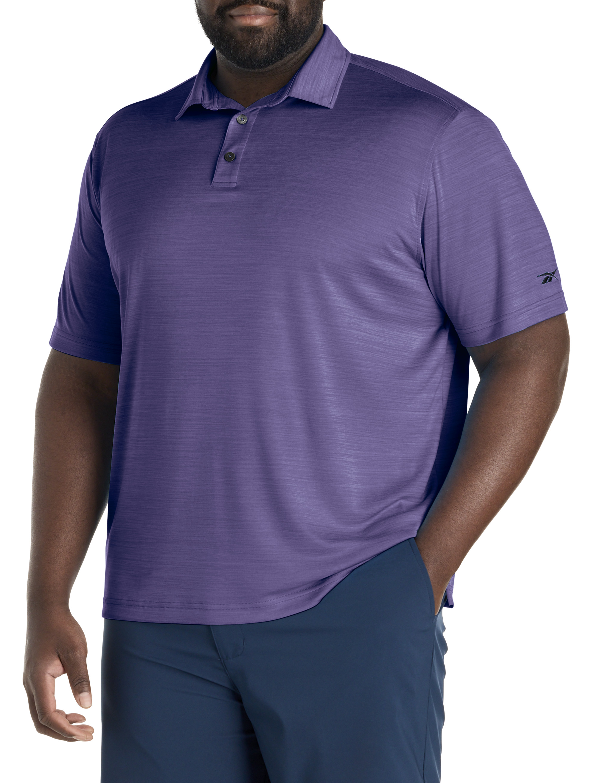 Big + Tall | Reebok Performance Heather Polo Shirt | DXL
