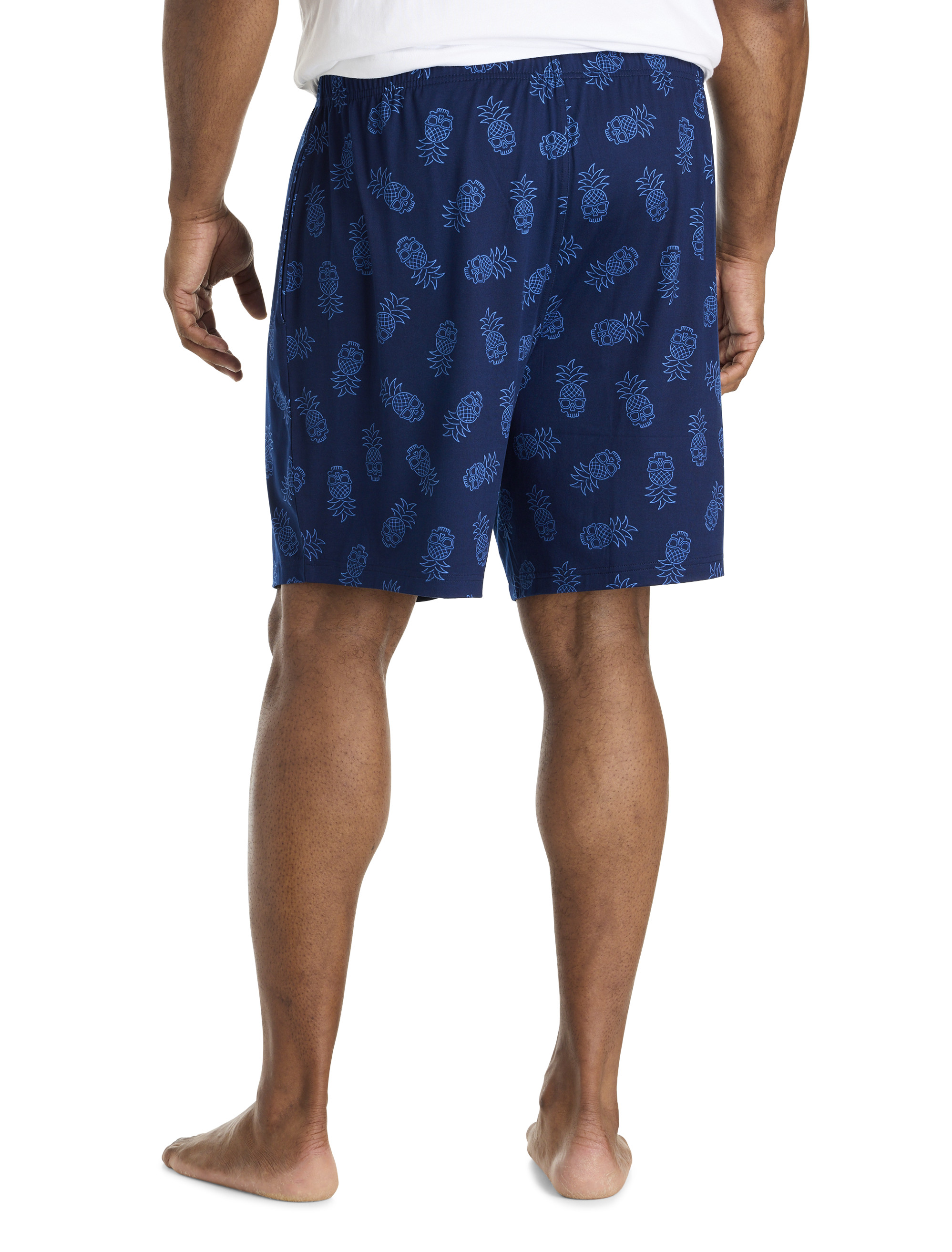 Pineapple Skull Printed Lounge Shorts