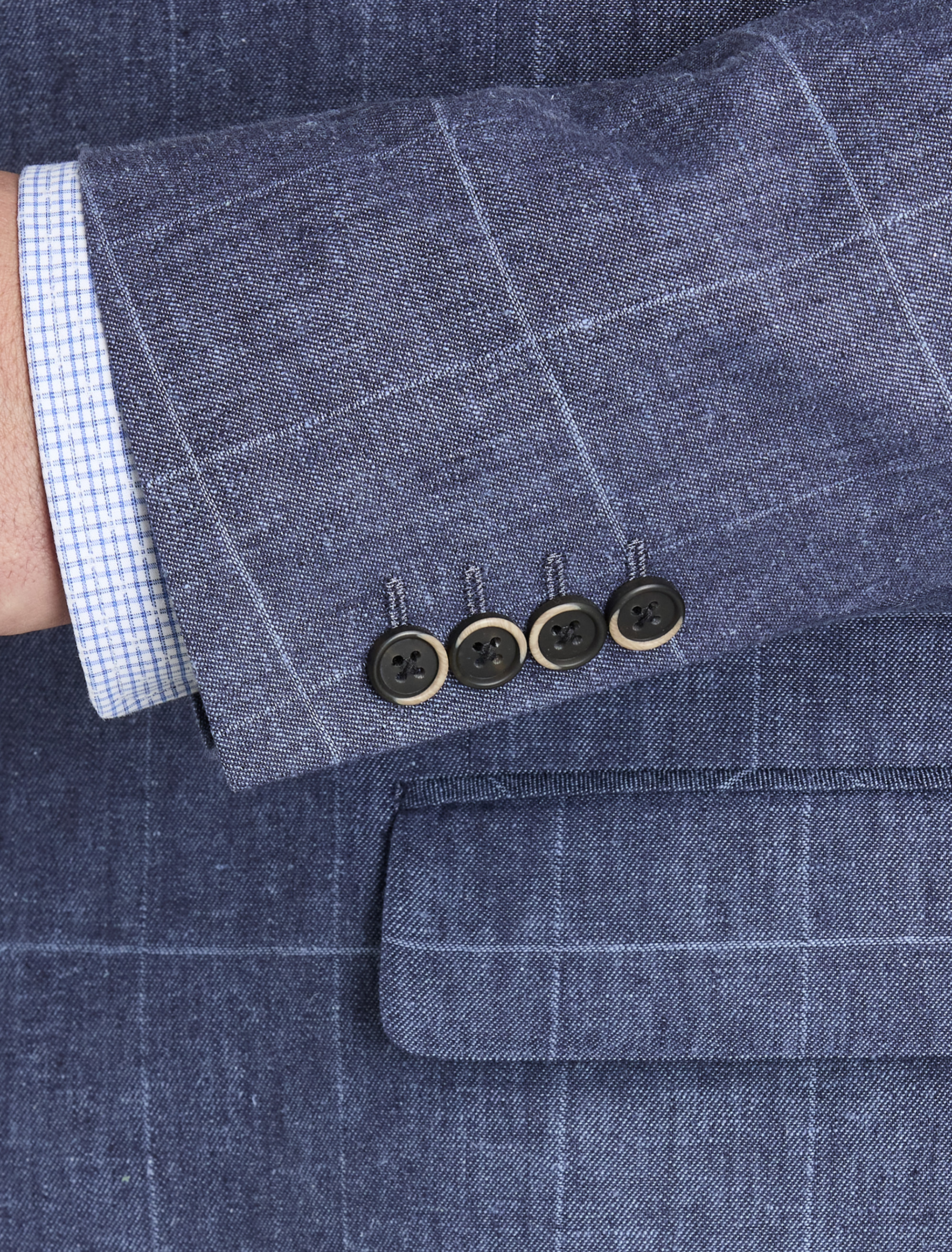 Linen Windowpane Sport Coat