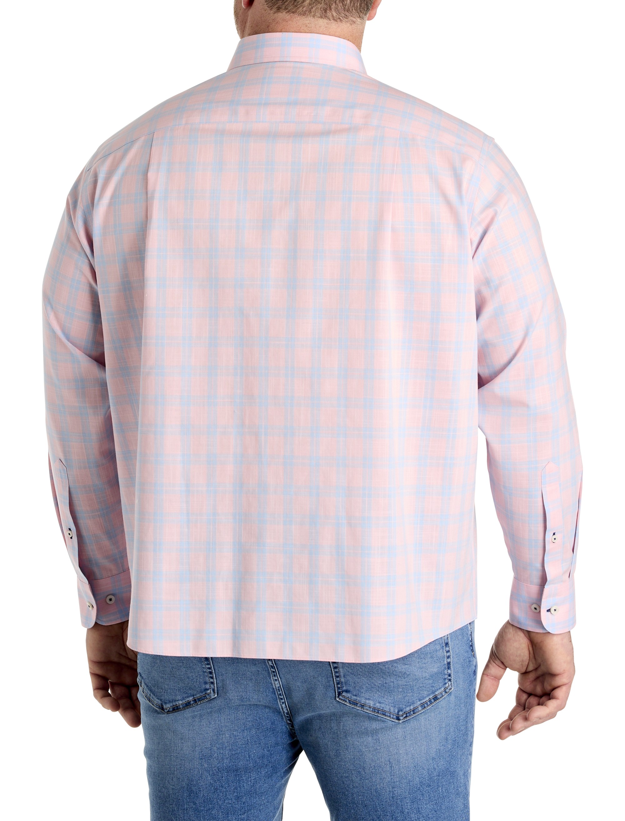 Clark Wrinkle-Free Plaid Sport Shirt - thumbnail 3