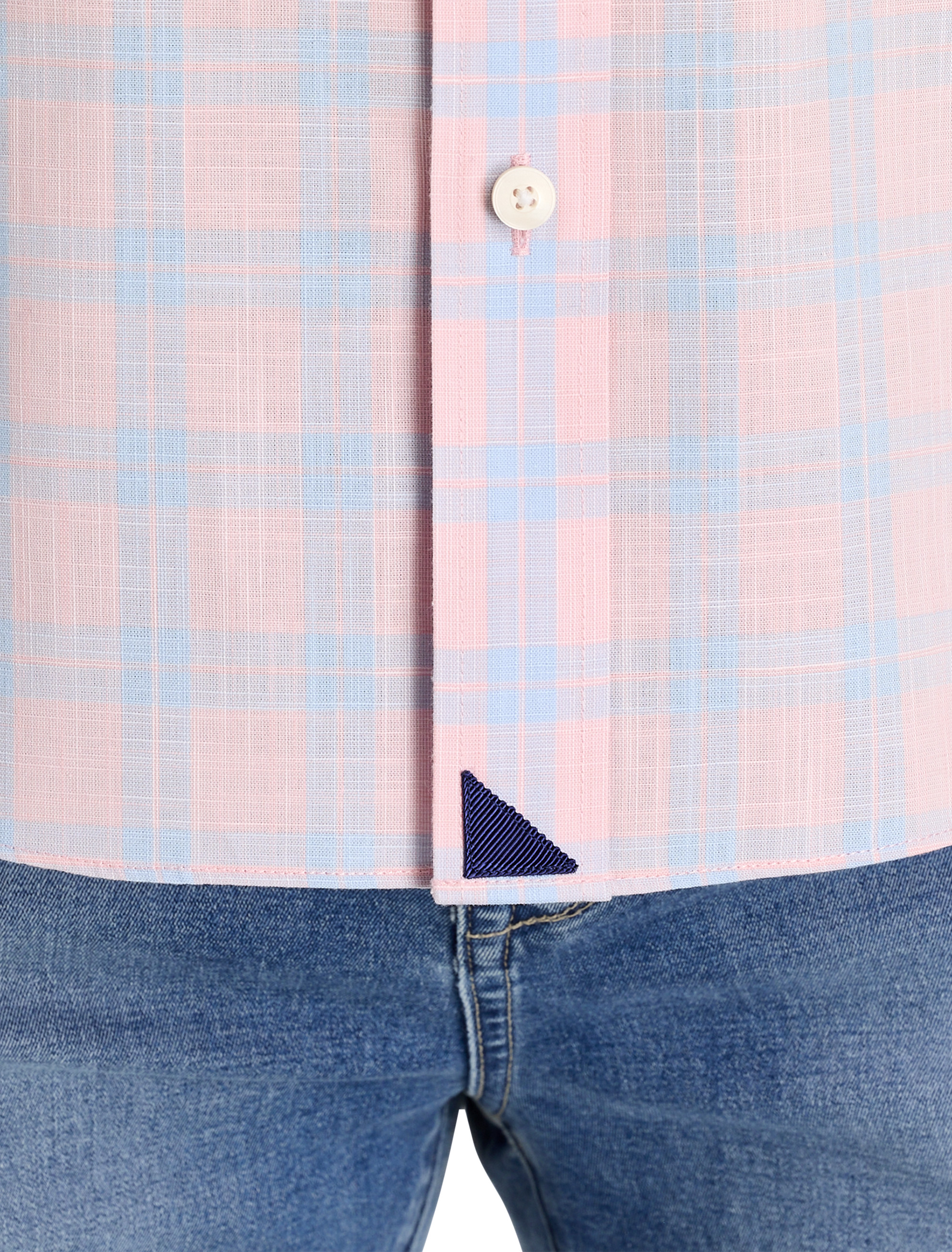 Clark Wrinkle-Free Plaid Sport Shirt