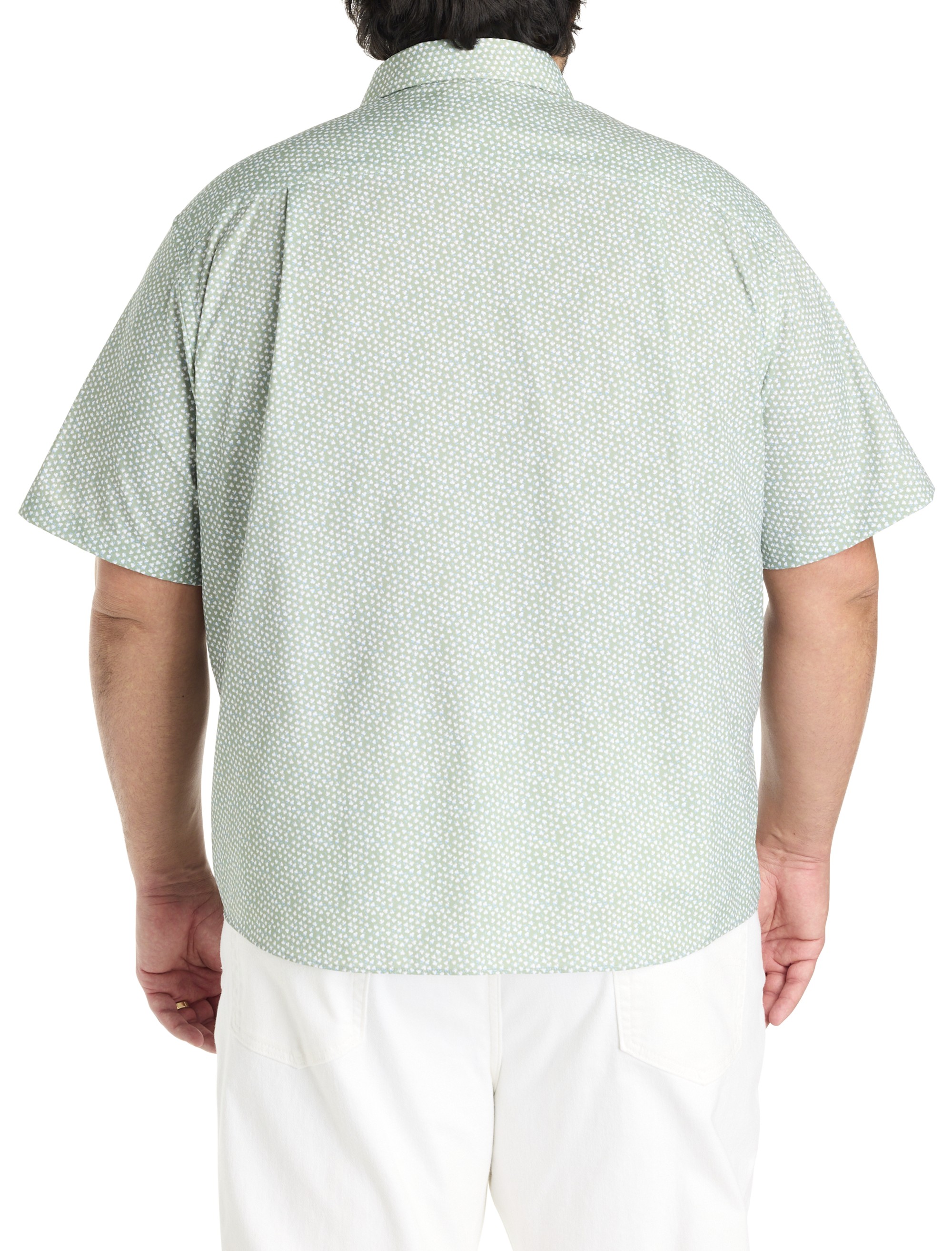Ivers Wrinkle-Free Performance Floral Print Sport Shirt - thumbnail 2