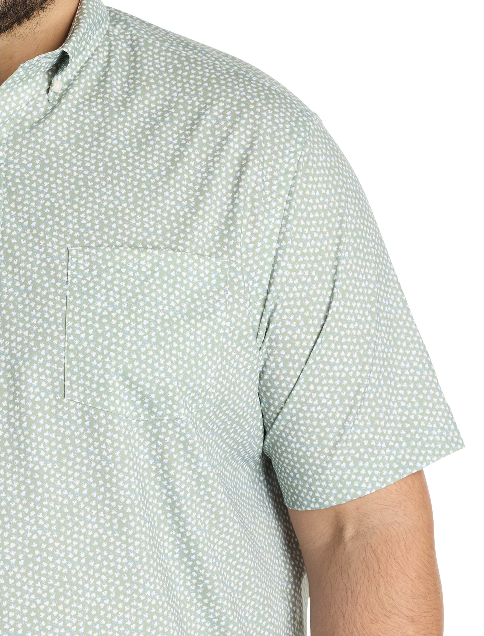 Ivers Wrinkle-Free Performance Floral Print Sport Shirt - thumbnail 3