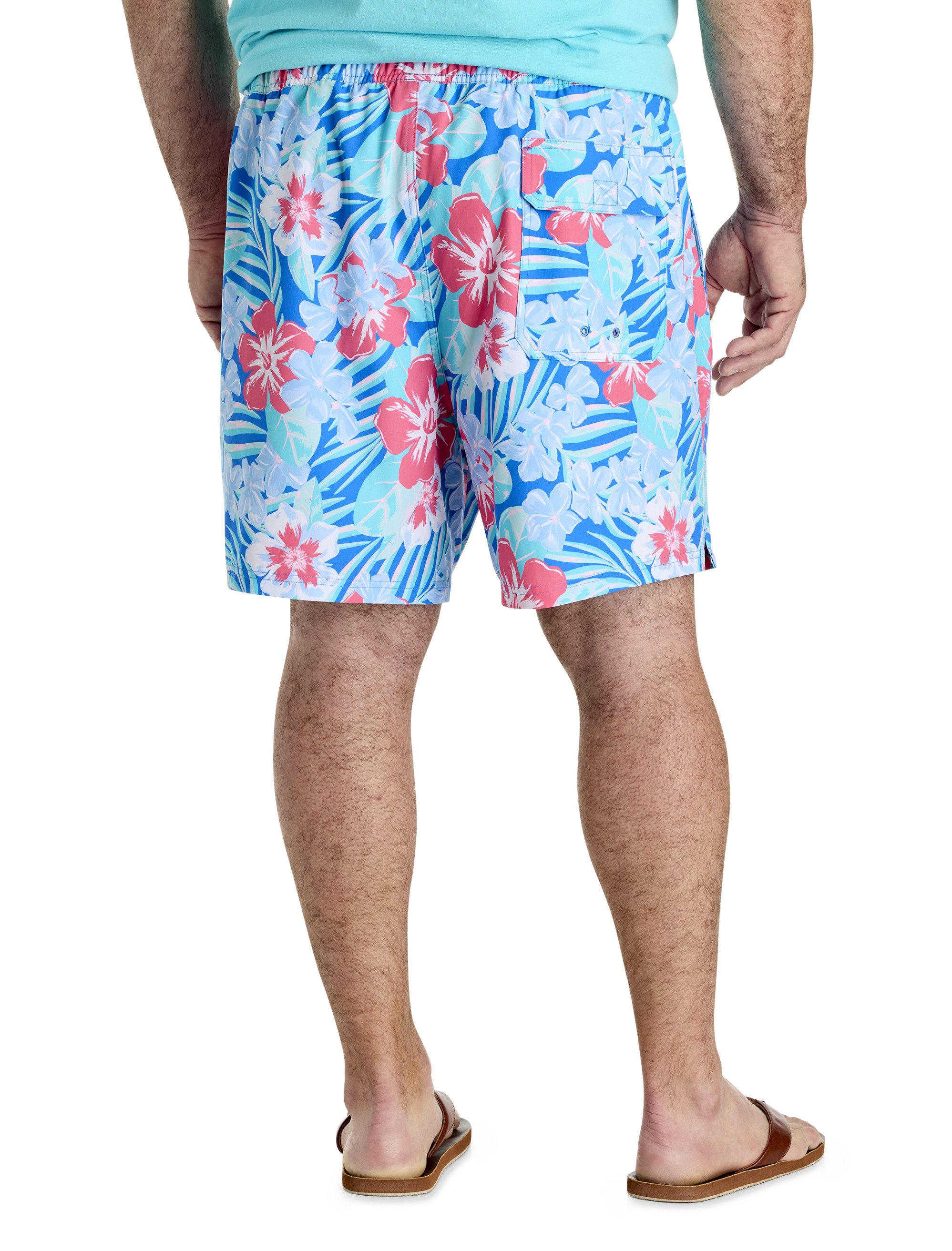 Floral Print Chappy Swim Trunks