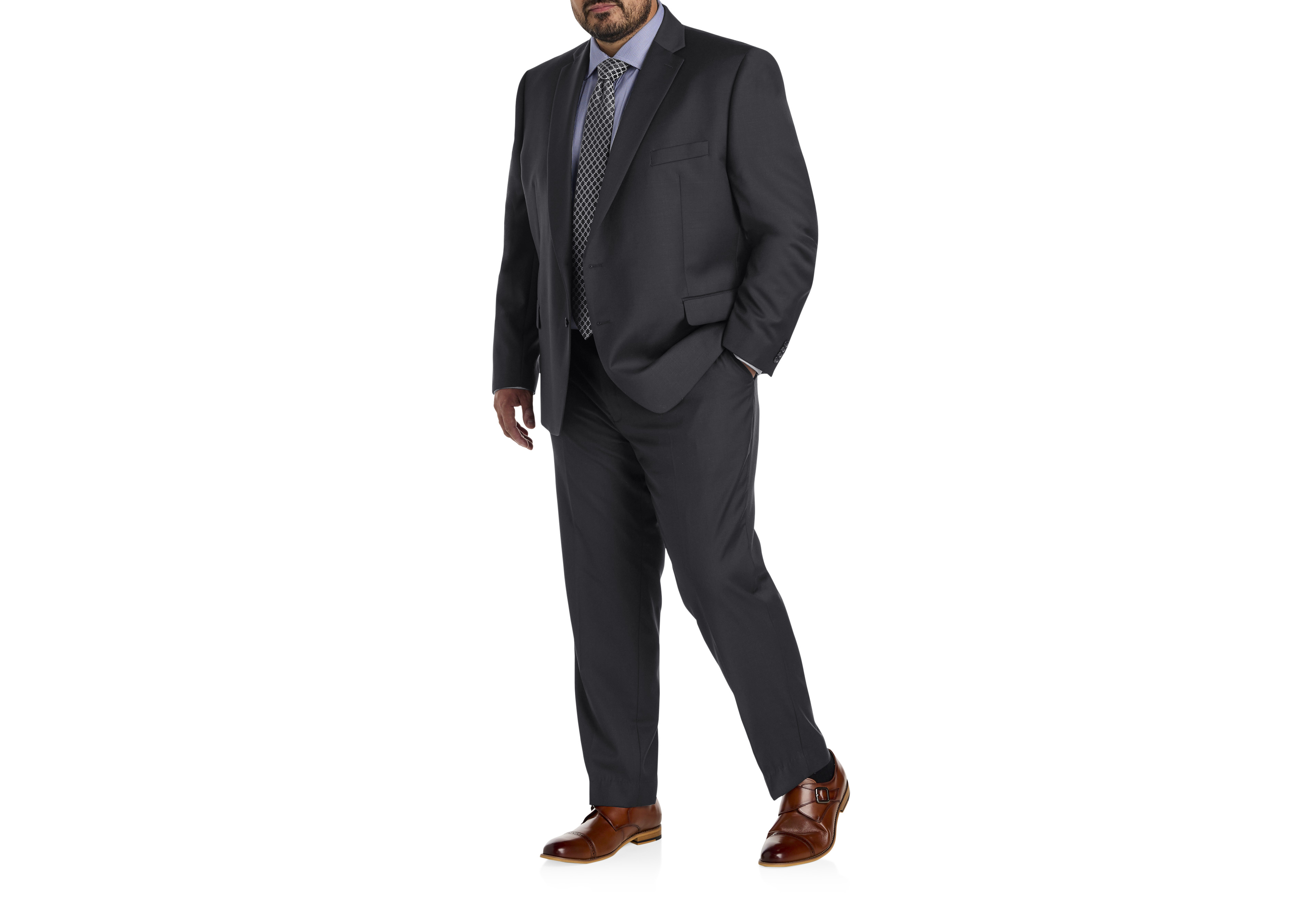 Solid Wool-Blend Suit Jacket