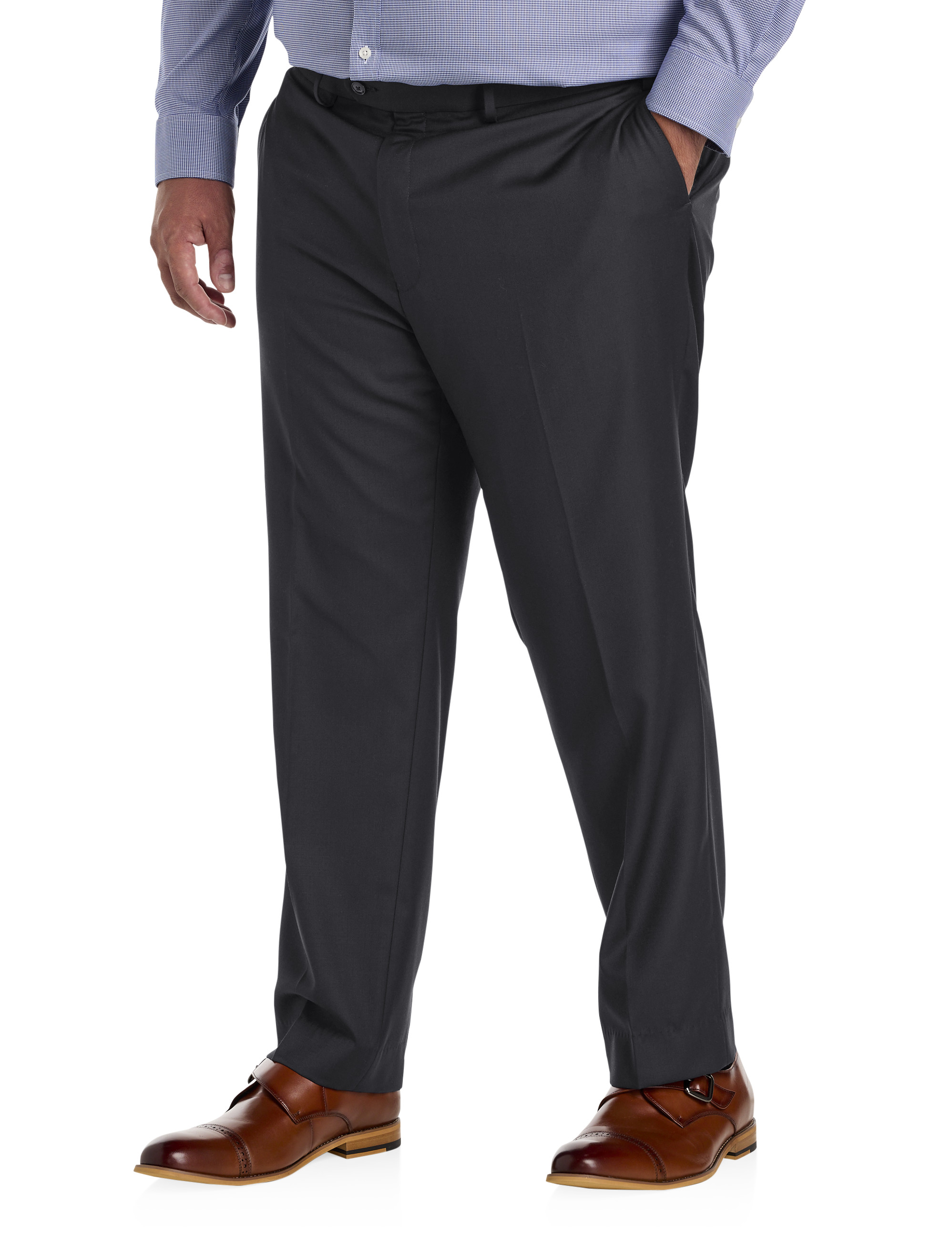Men's Wool Blend Slacks | DXL