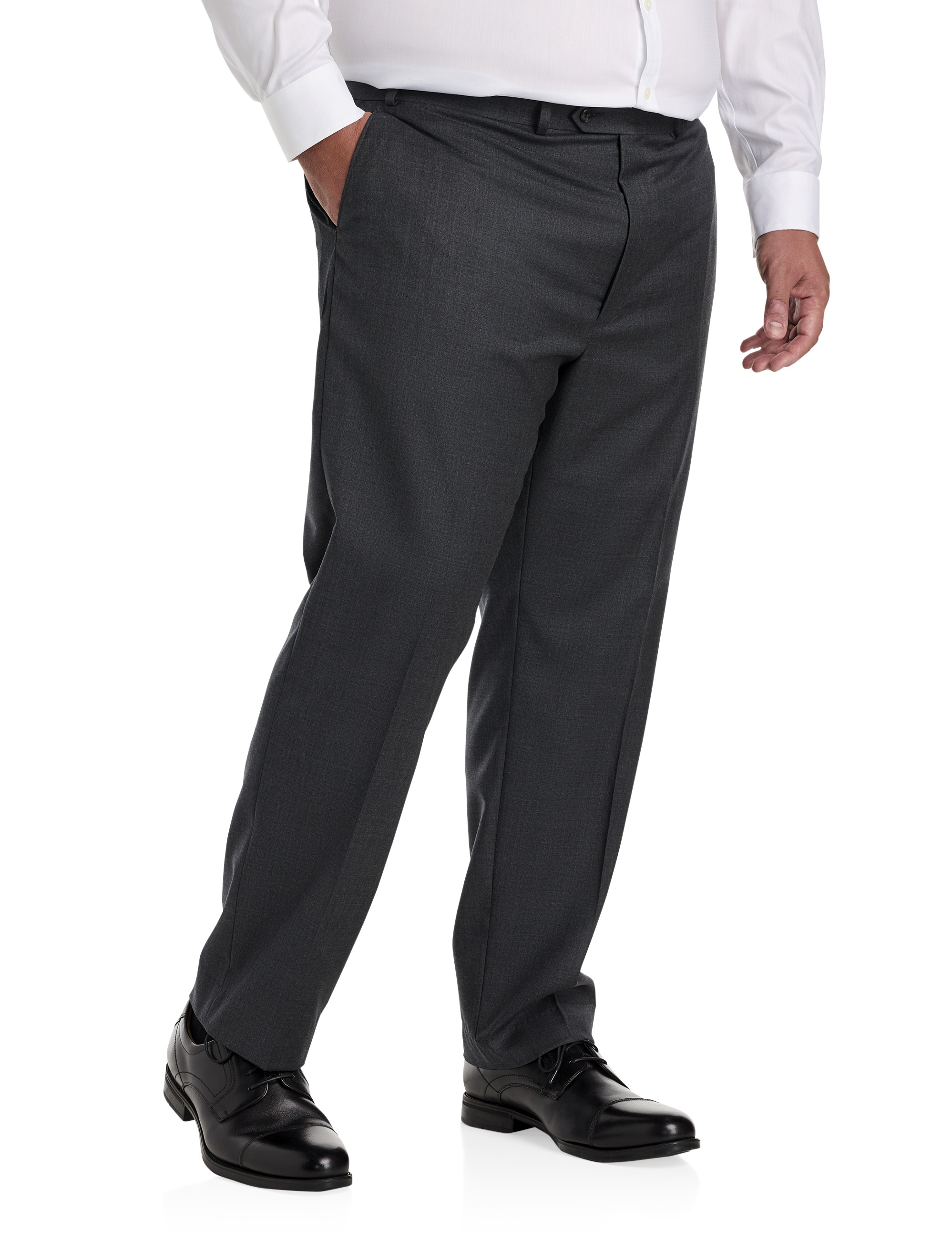 Big + Tall | Michael Kors Solid Wool-Blend Suit Pants | DXL