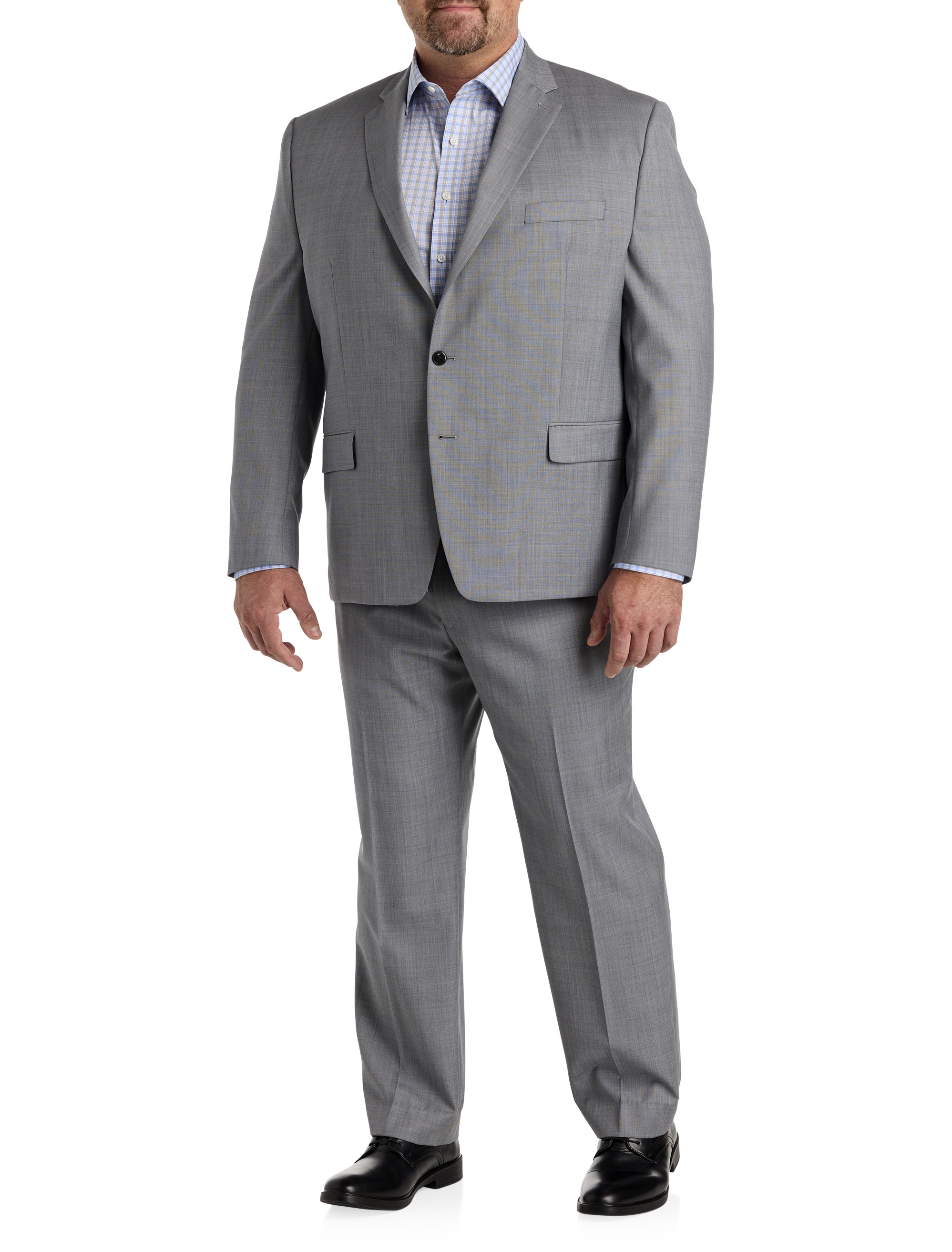 Big + Tall | Michael Kors Sharkskin Wool-Blend Suit Jacket | DXL