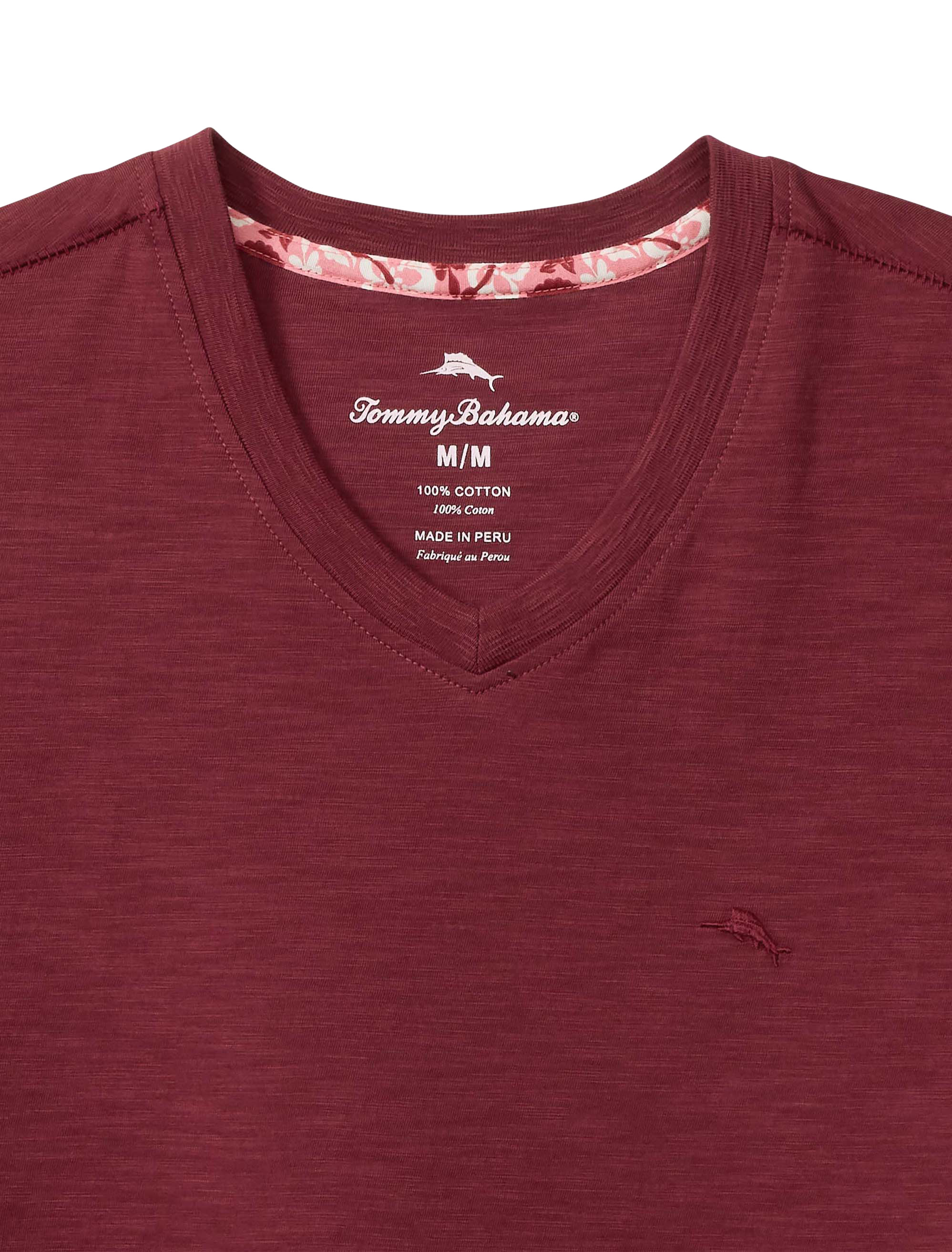 Big Tall Tommy Bahama Bali Beach V Neck T Shirt DXL