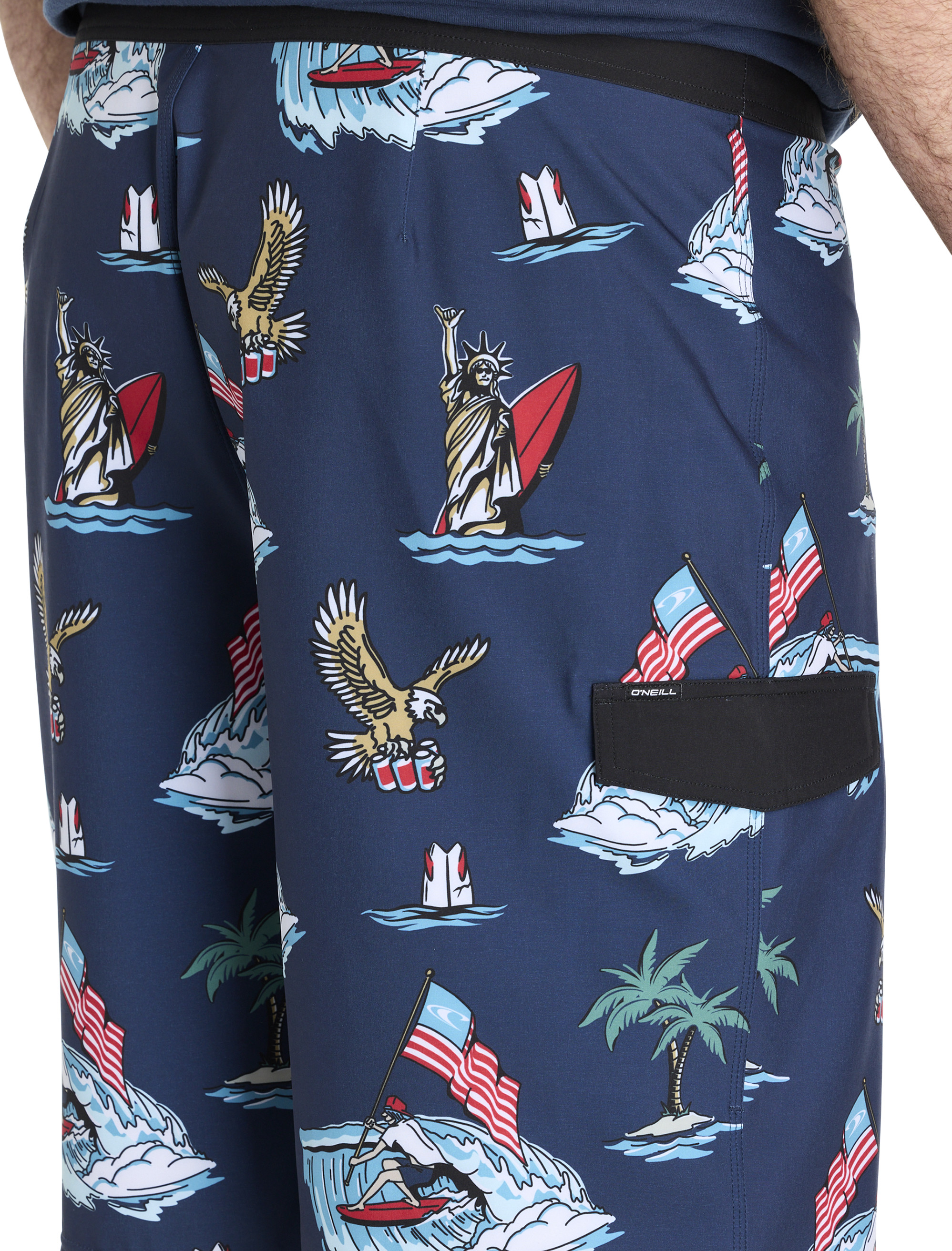 Big + Tall | O'Neill Lennox USA Swim Trunks | DXL