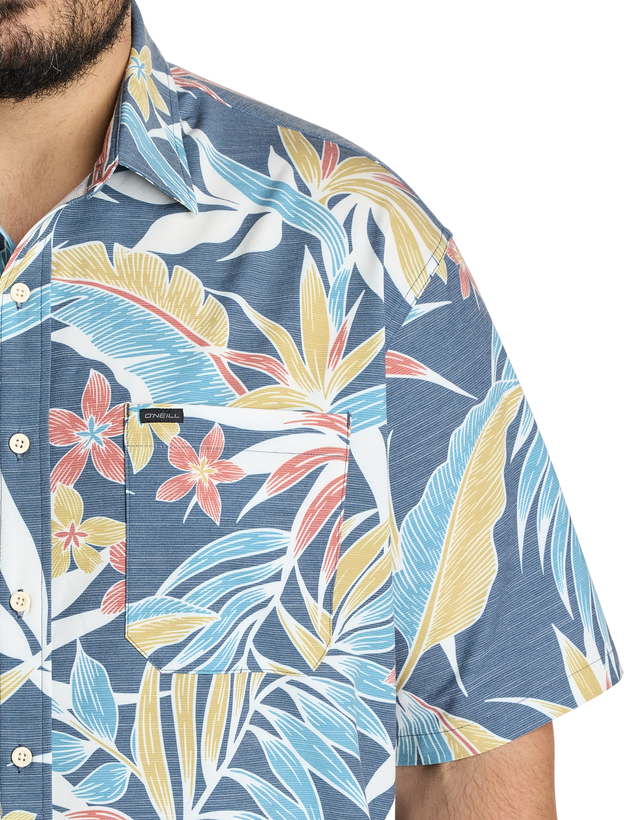 TRVLR Series Traverse Floral Performance Sport Shirt