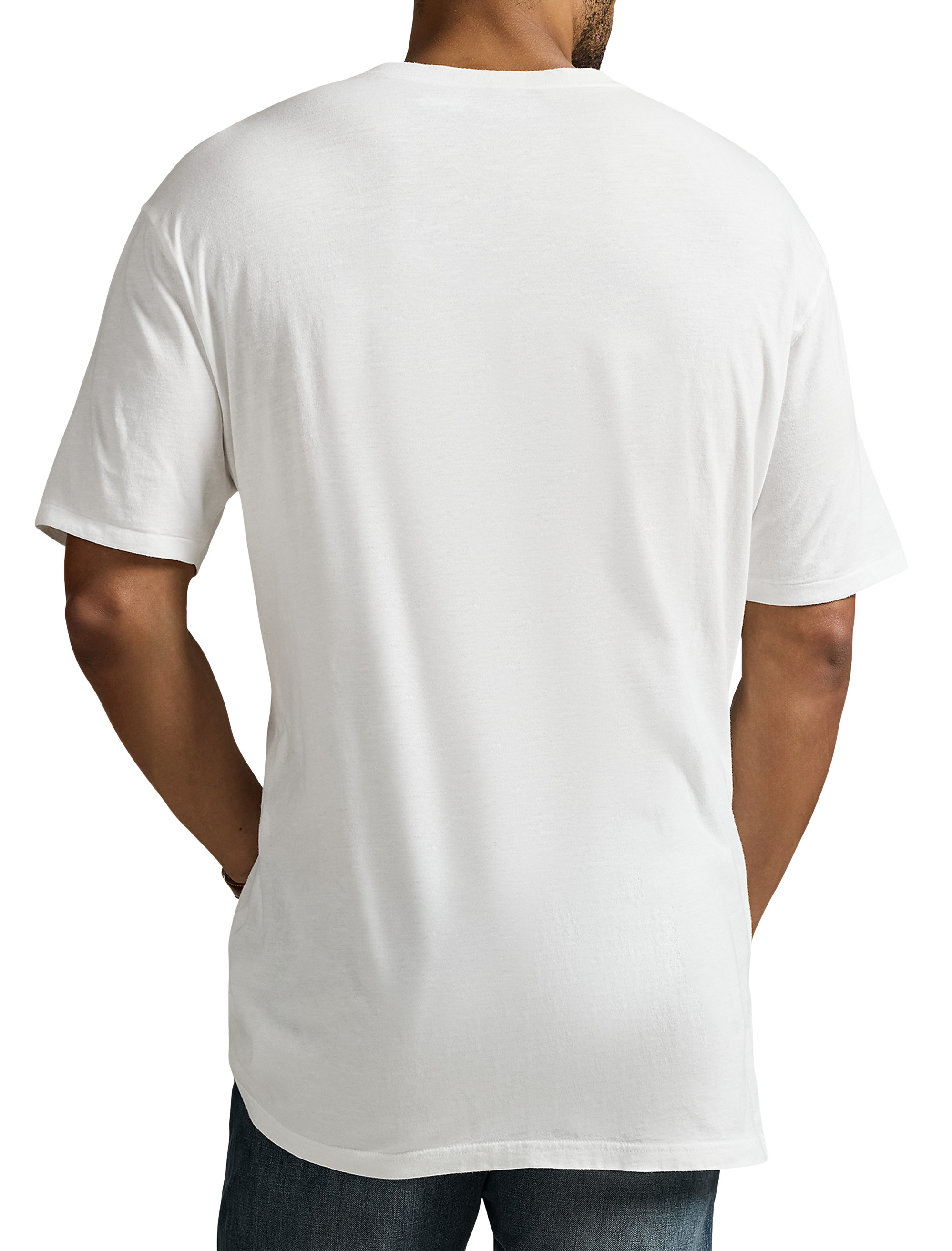 Big + Tall | Polo Ralph Lauren Slub Jersey Henley Shirt | DXL