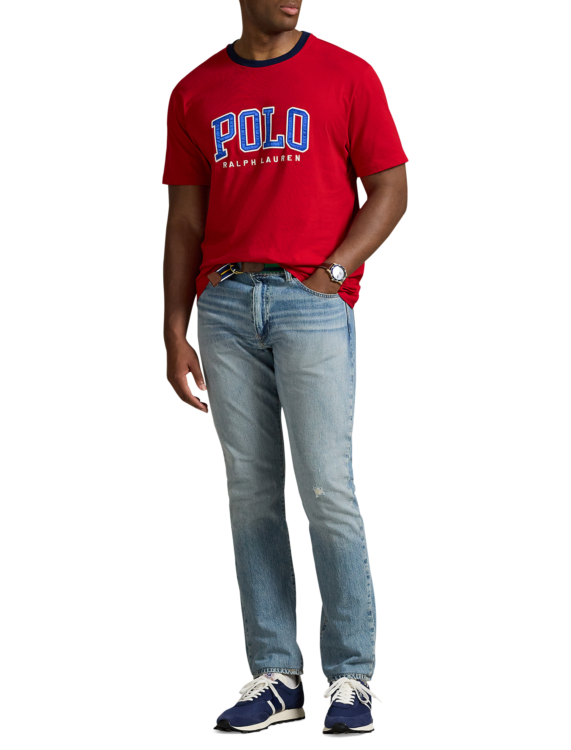 Big + Tall | Polo Ralph Lauren Logo Jersey T-Shirt | DXL