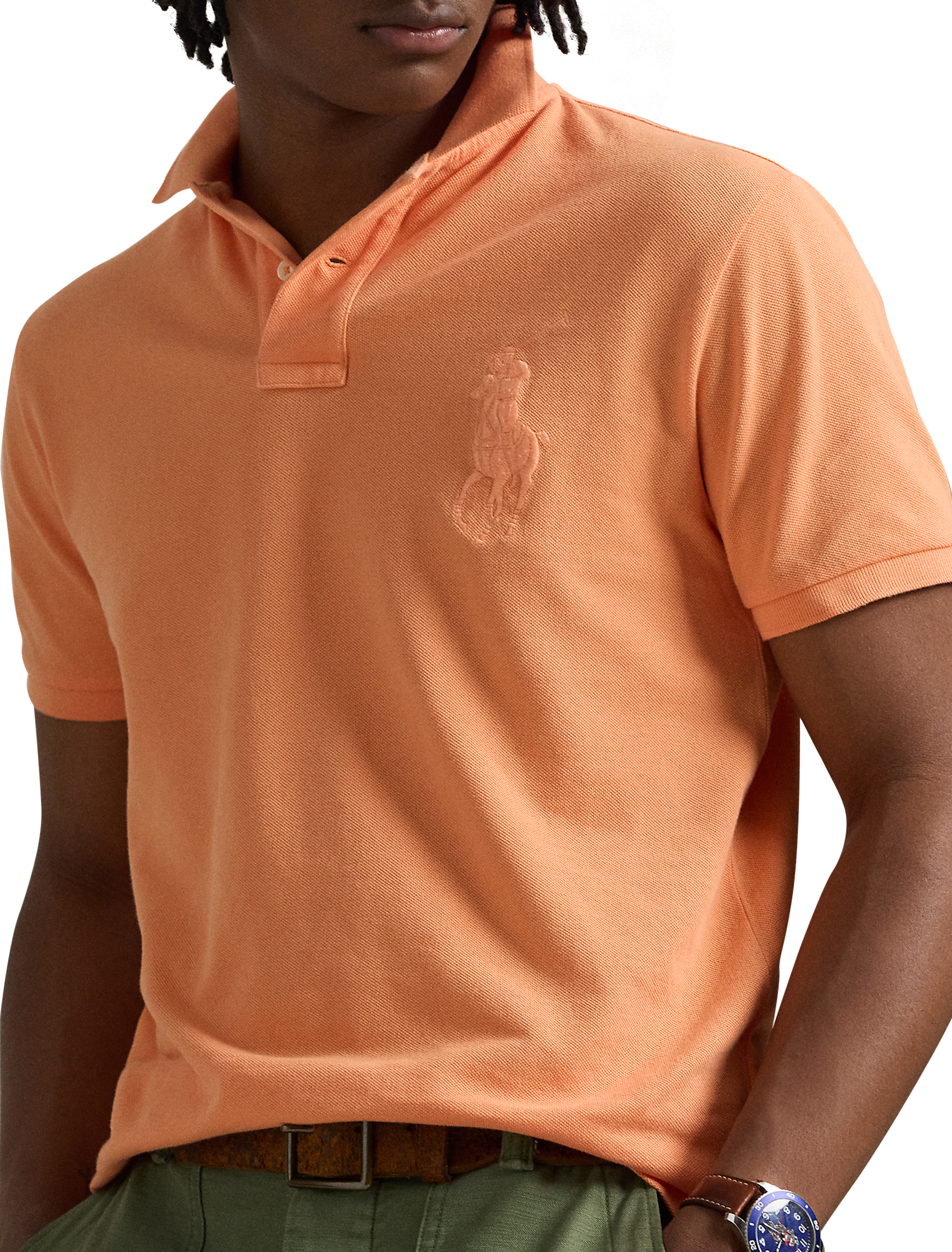 Big + Tall | Polo Ralph Lauren Big Pony Mesh Polo Shirt | DXL