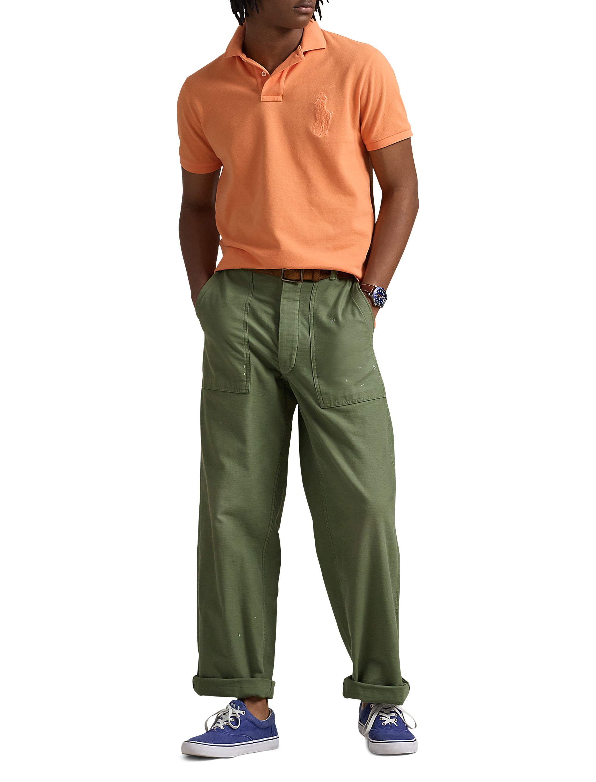 Big Pony Mesh Polo Shirt - thumbnail 4