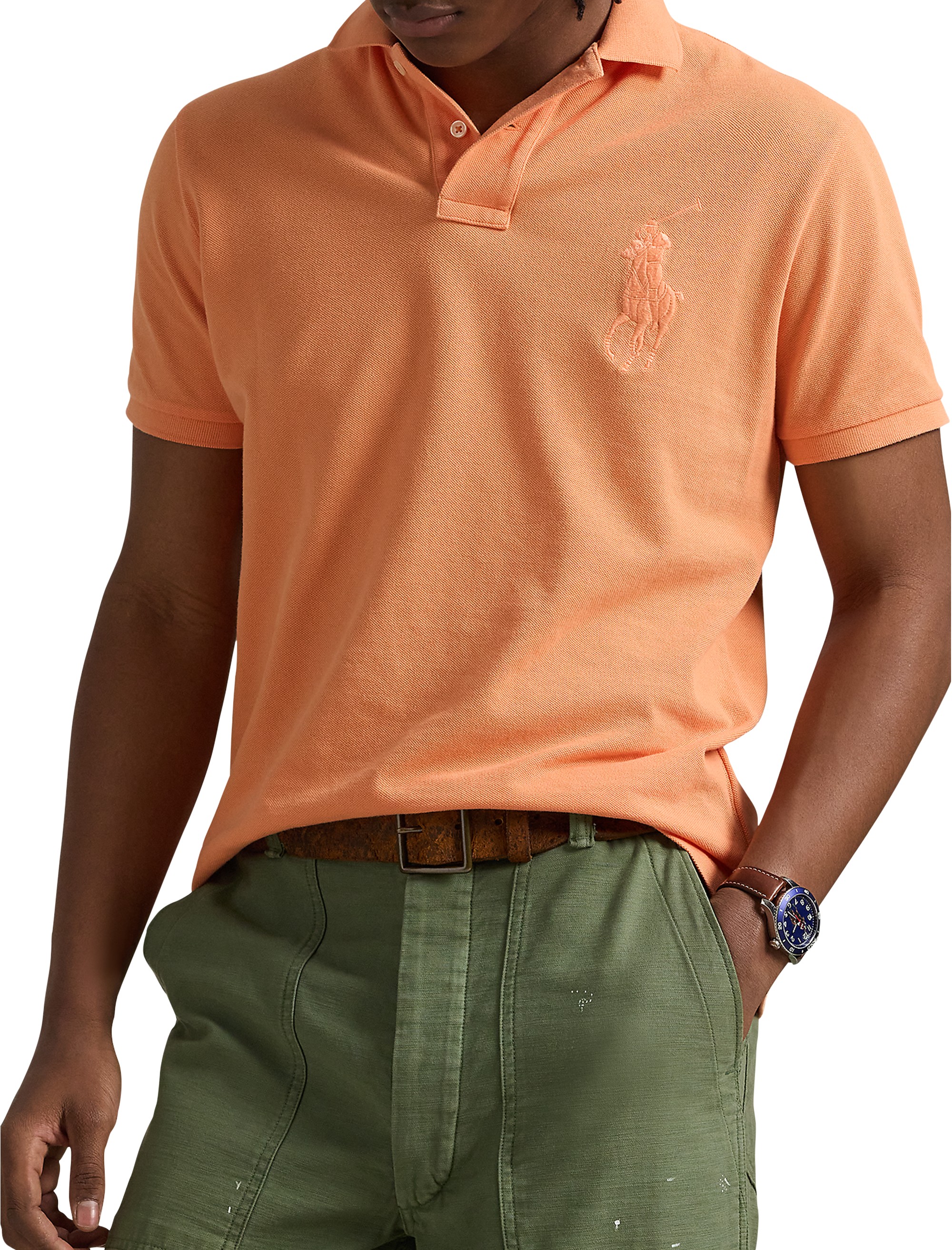 Big Pony Mesh Polo Shirt
