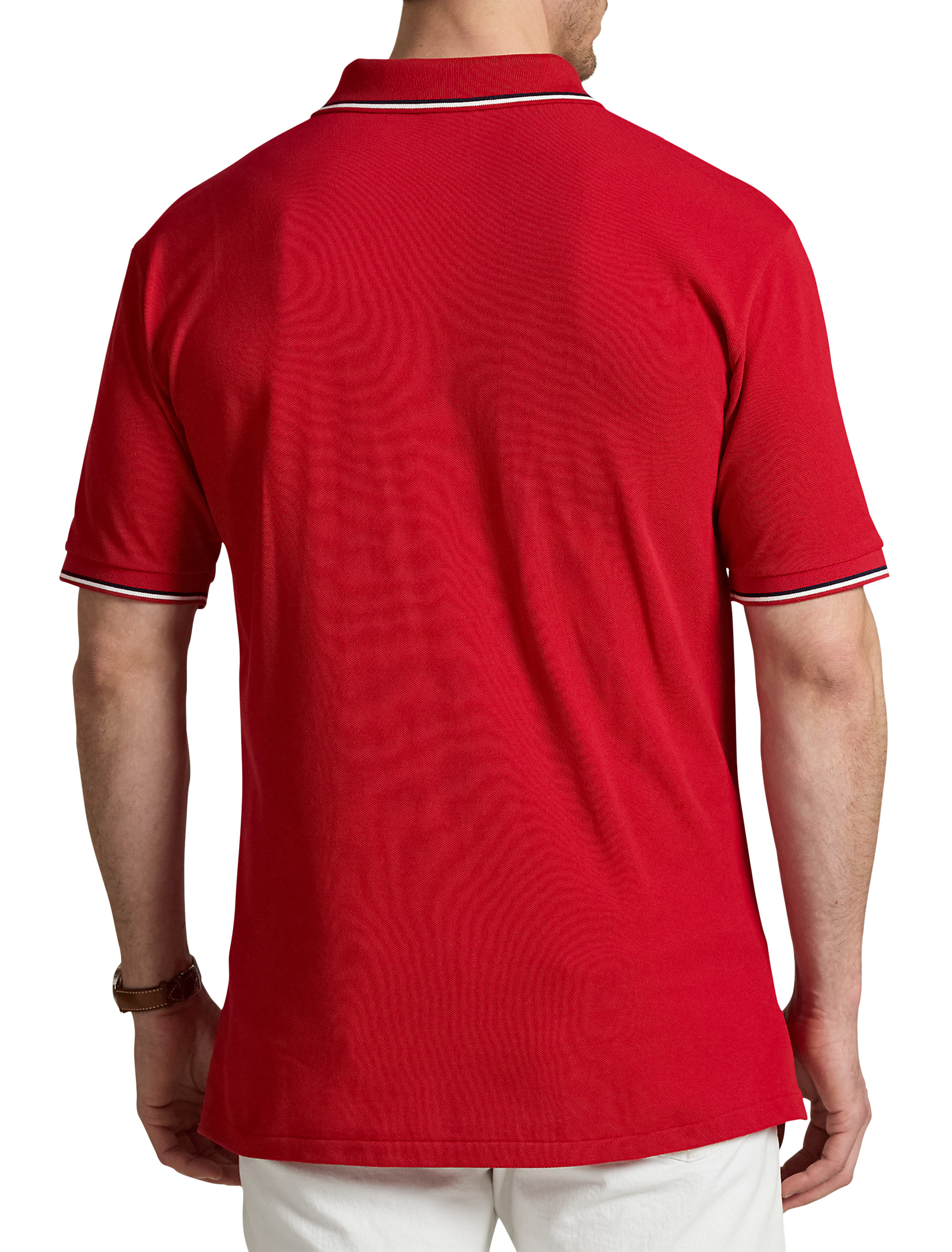 Big + Tall | Polo Ralph Lauren Logo Mesh Polo Shirt | DXL