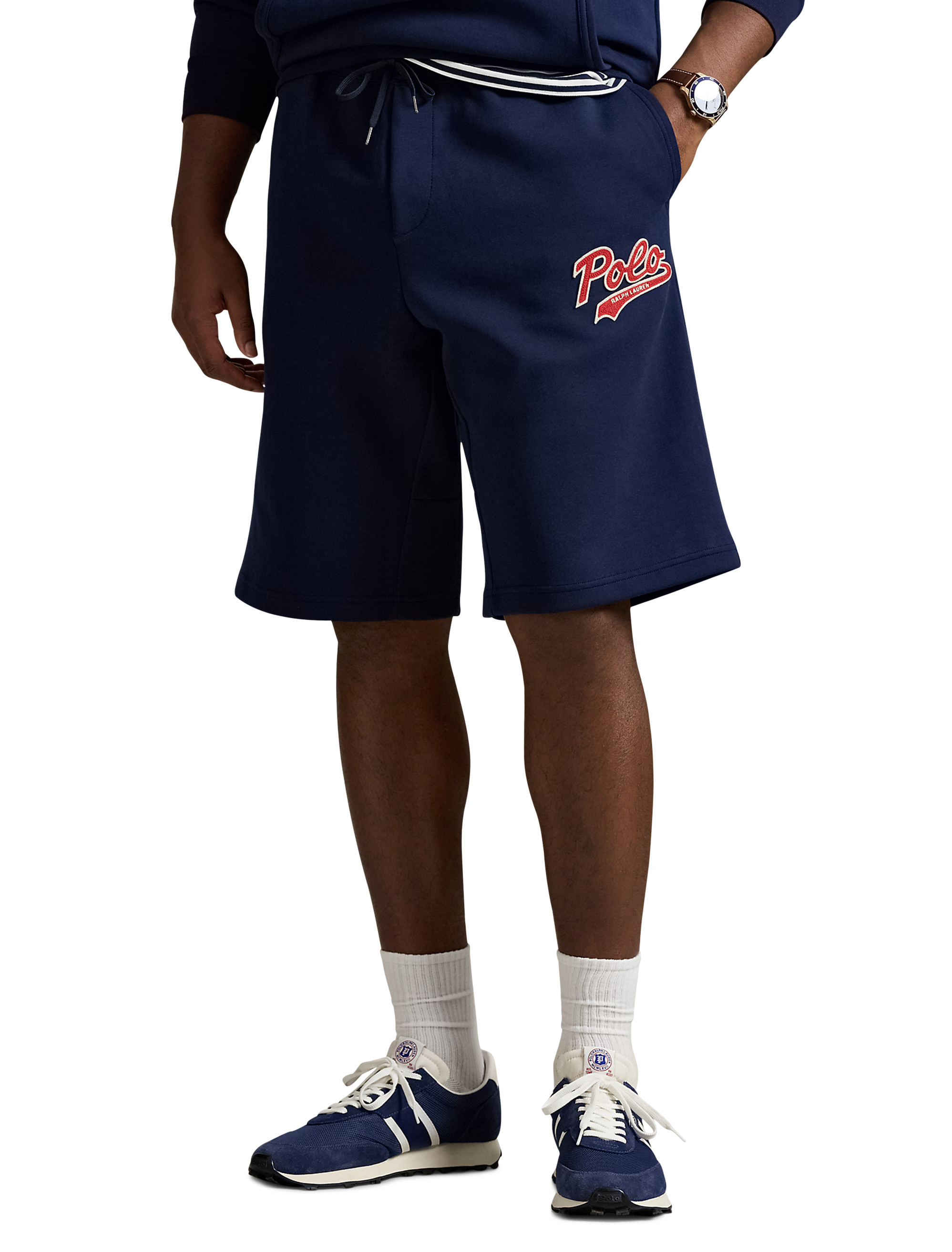 Big + Tall | Polo Ralph Lauren Logo Double-Knit Shorts | DXL