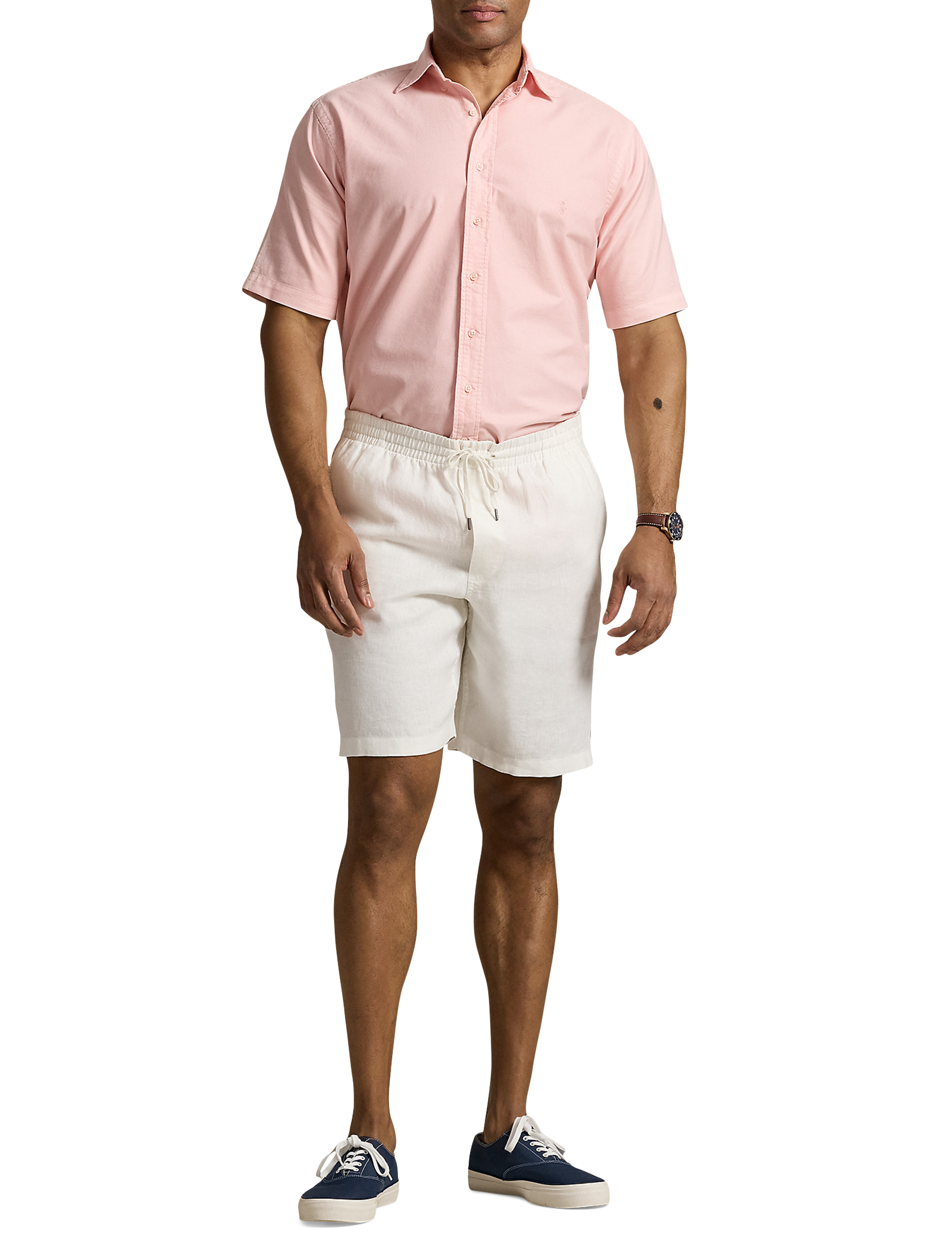 Big + Tall | Polo Ralph Lauren Mineral-Dyed Oxford Sport Shirt | DXL