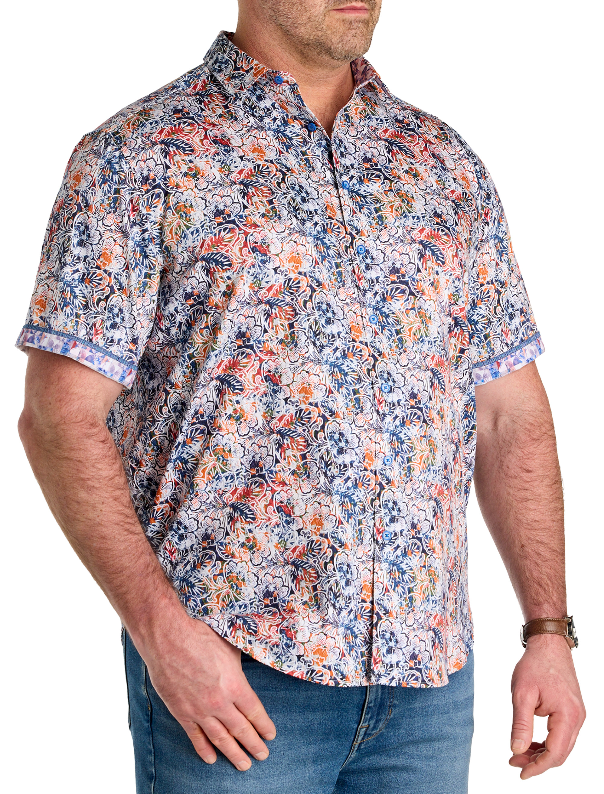 Multi Floral Sport Shirt